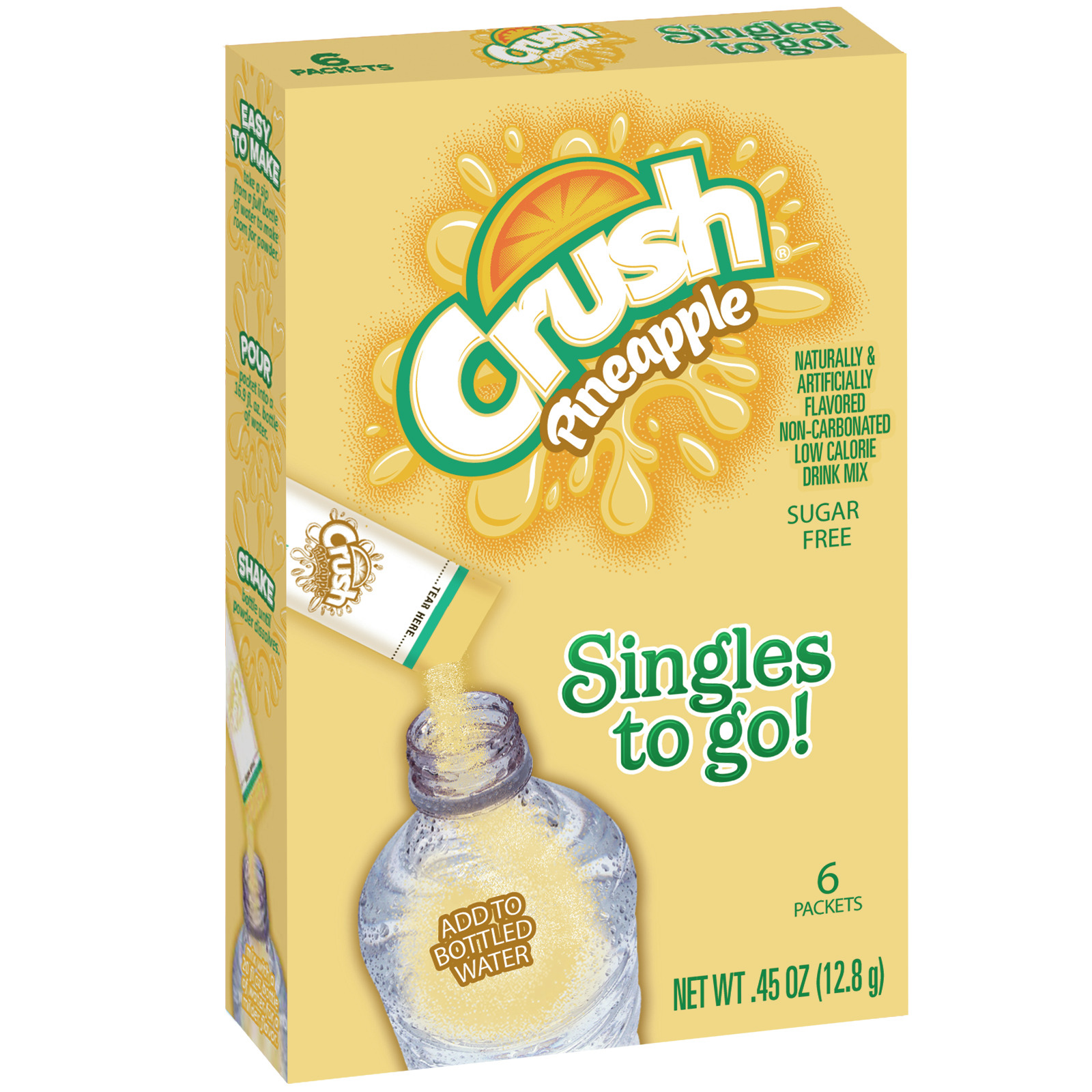 UPC 072392329946 product image for Crush Pineapple Singles To Go! | upcitemdb.com