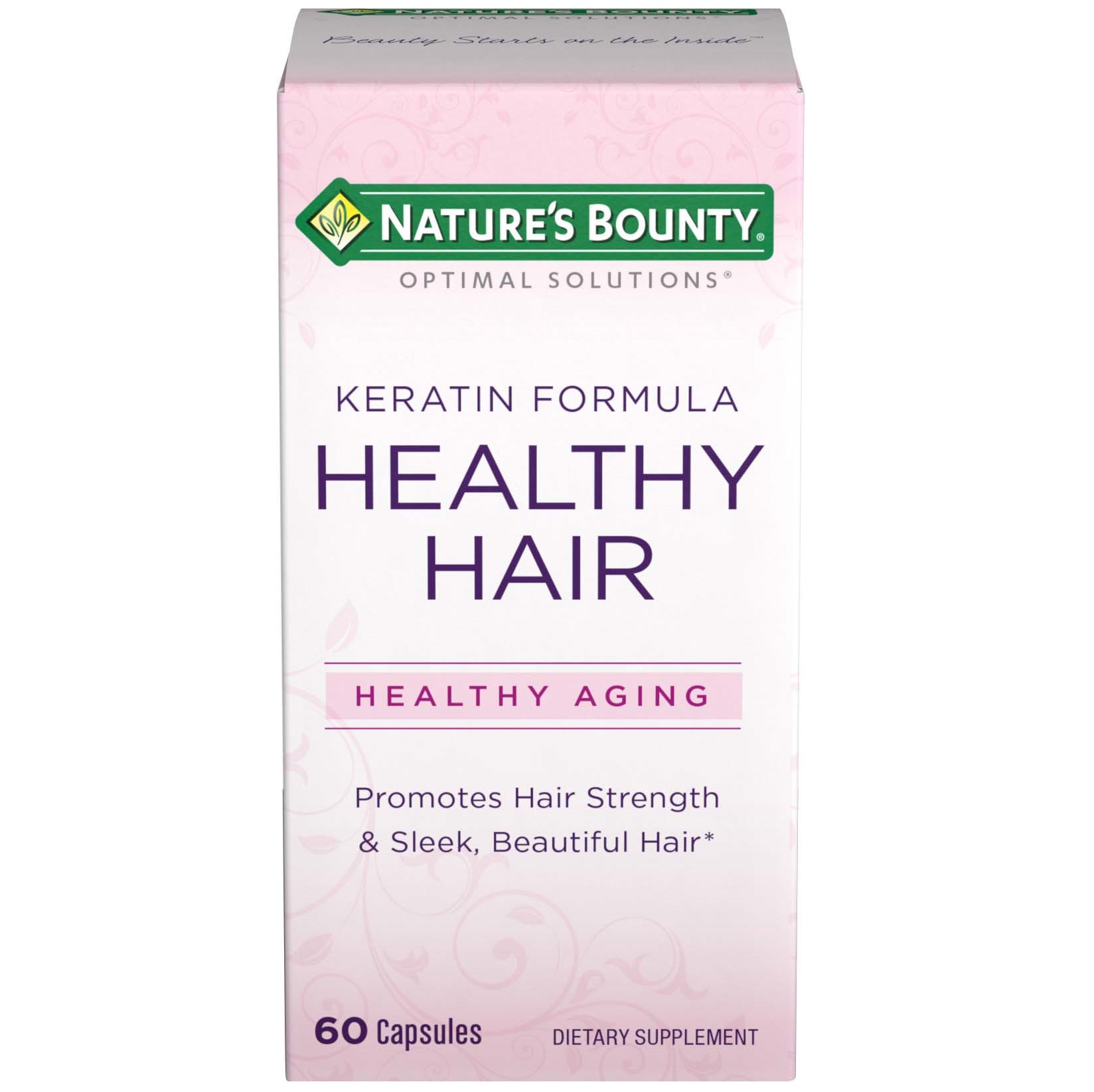 Nature's Bounty Optimal Solutions Healthy Hair Vitamins, Keratin