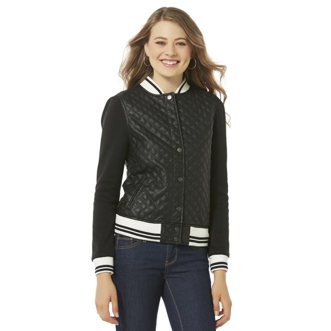 Junior's Quilted Varsity Jacket Get Stylish Warmth at Kmart