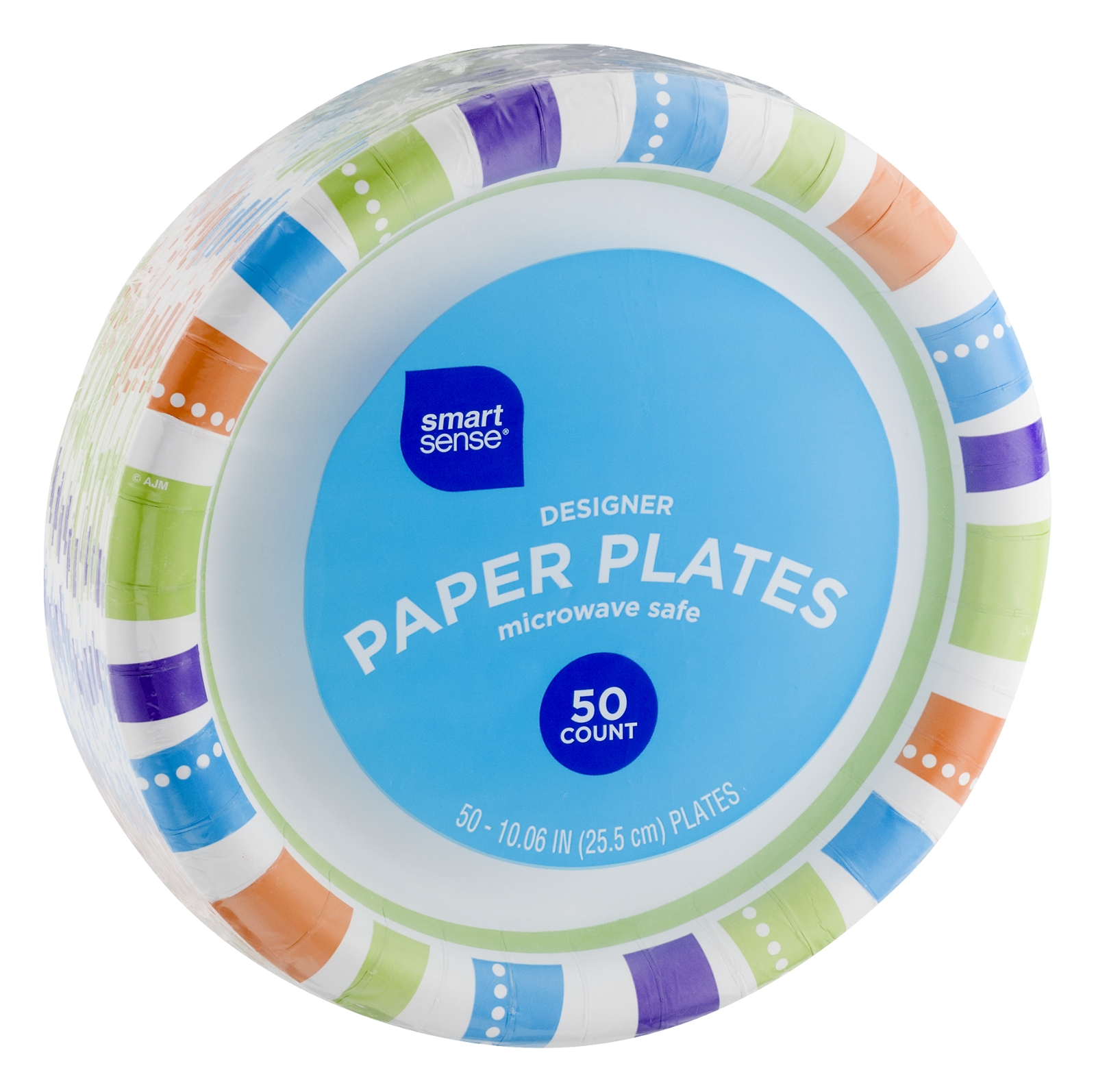 Smart Sense Designer Paper Plates 10.06 IN 50 CT Shop Your Way