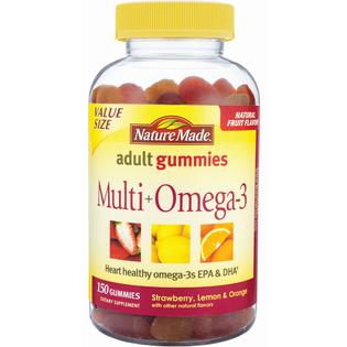 Nature Made Multi + Omega-3 Adult Gummies, Value Size, 150 Ct.