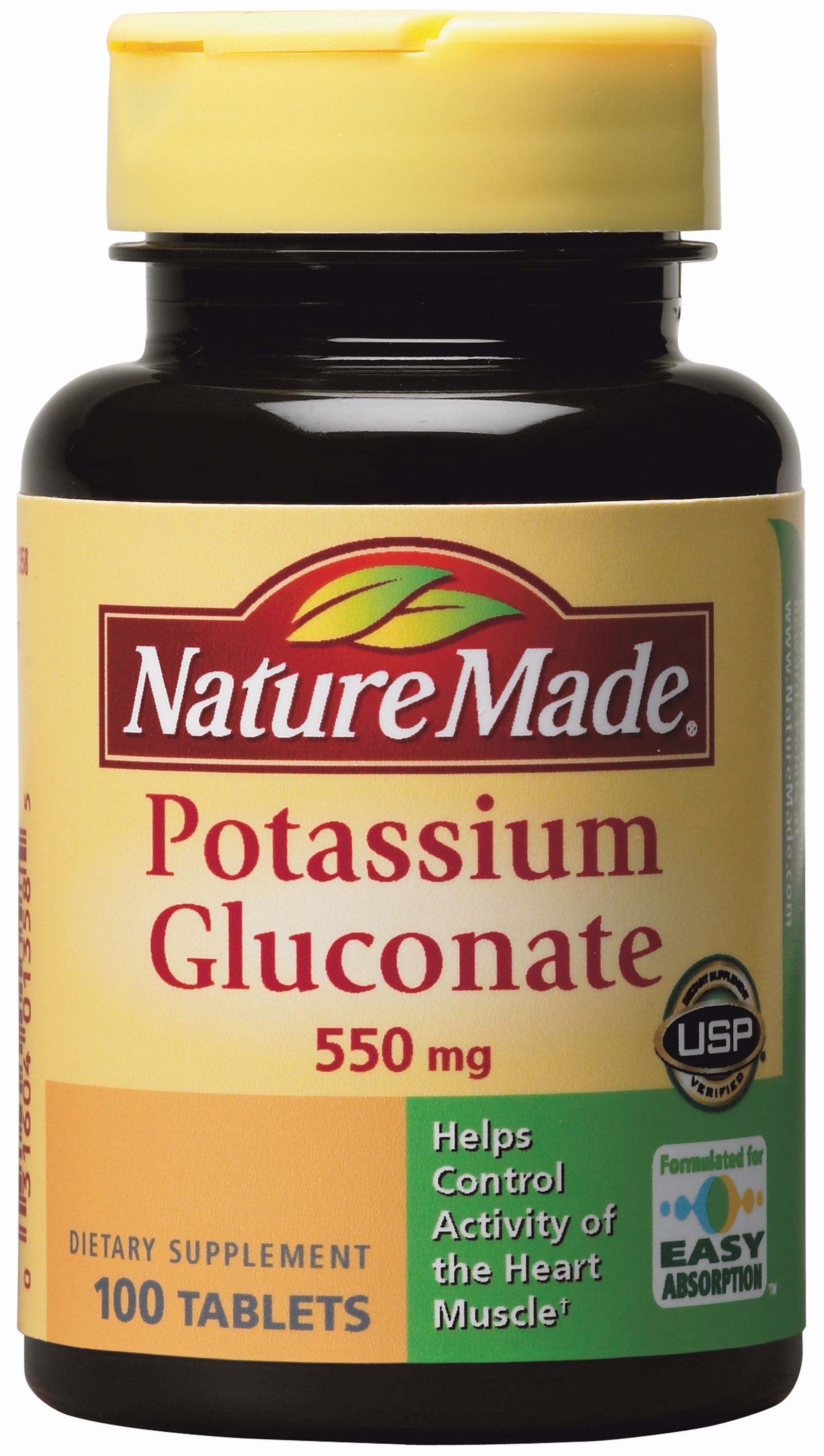Nature Made Potassium Gluconate 550 mg, 100 Tablets Shop Your Way