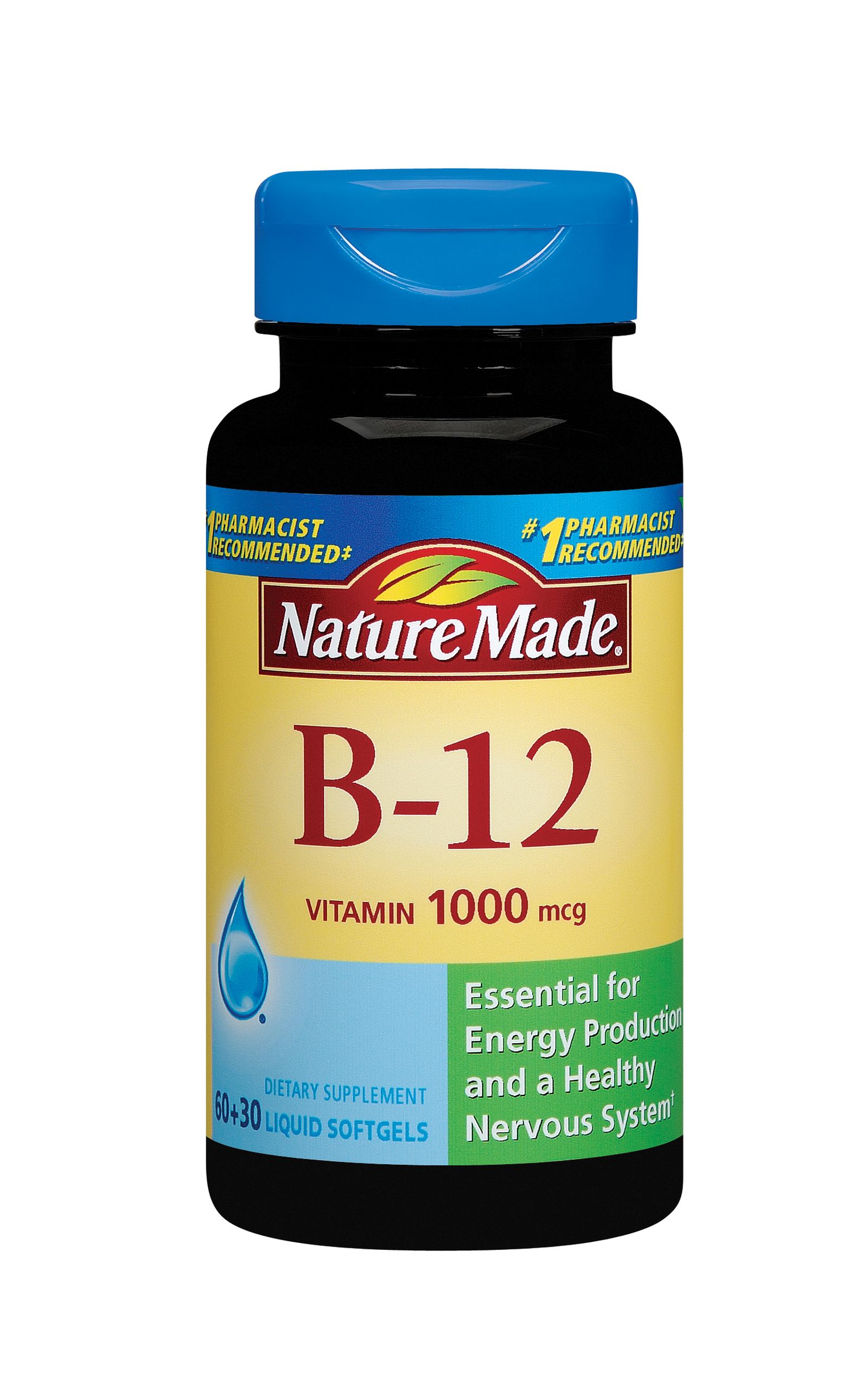 Vitamin B-12 1000 mcg, 90 Tablets