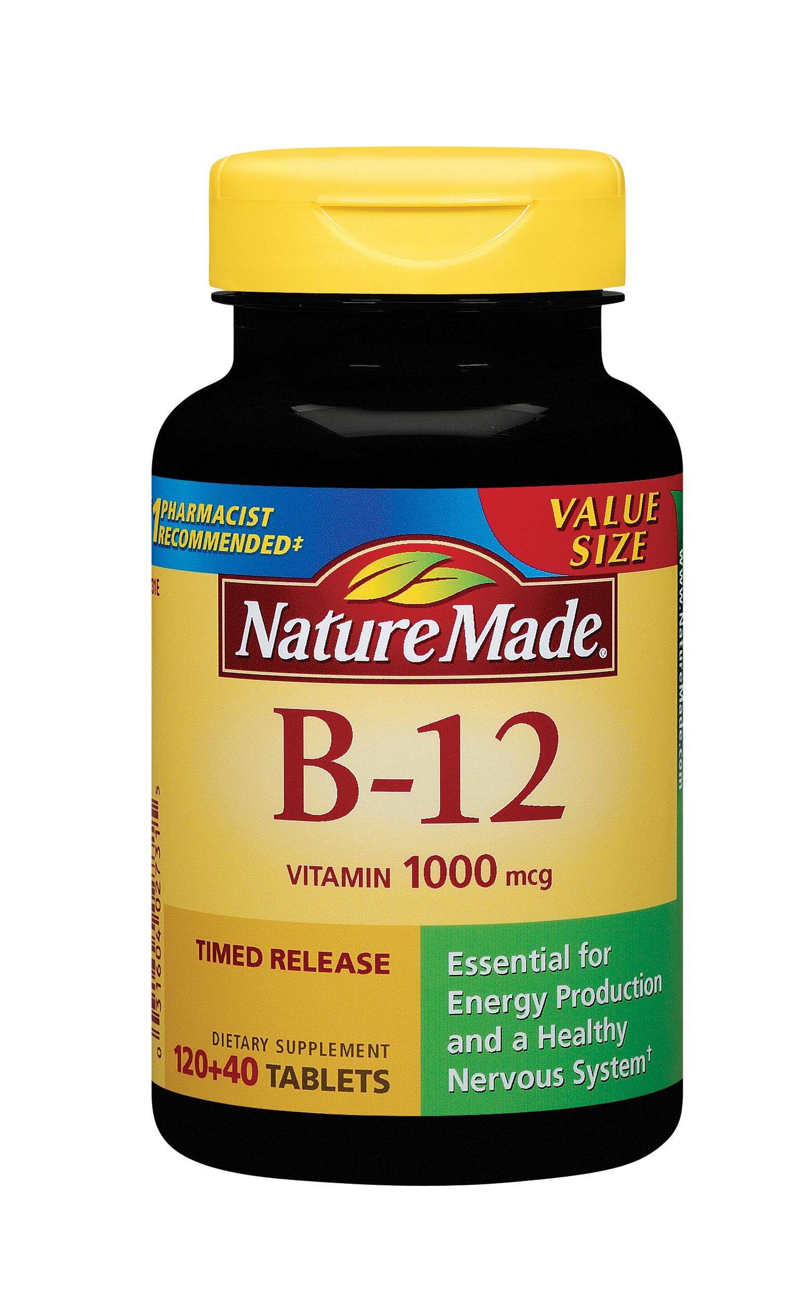 Vitamin B-12 1000 mcg Timed Release, Value Size, 160 Tablets
