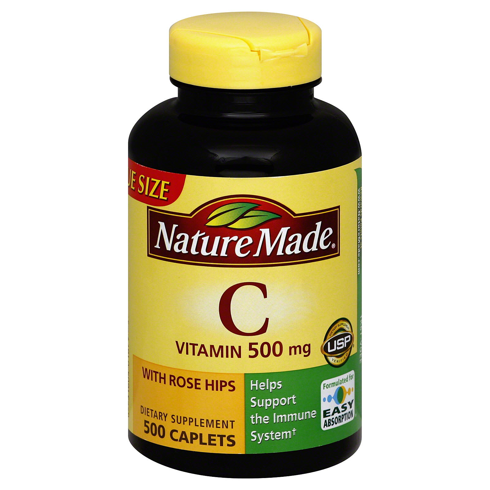 Vitamin C 500 mg, 500 Caplets