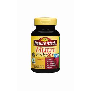 Nature Made Multi for Her 50+, 90 Tablets - Health ...