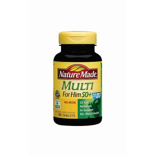 Nature Made Multi For Him 50+, 90 Tablets - Health ...
