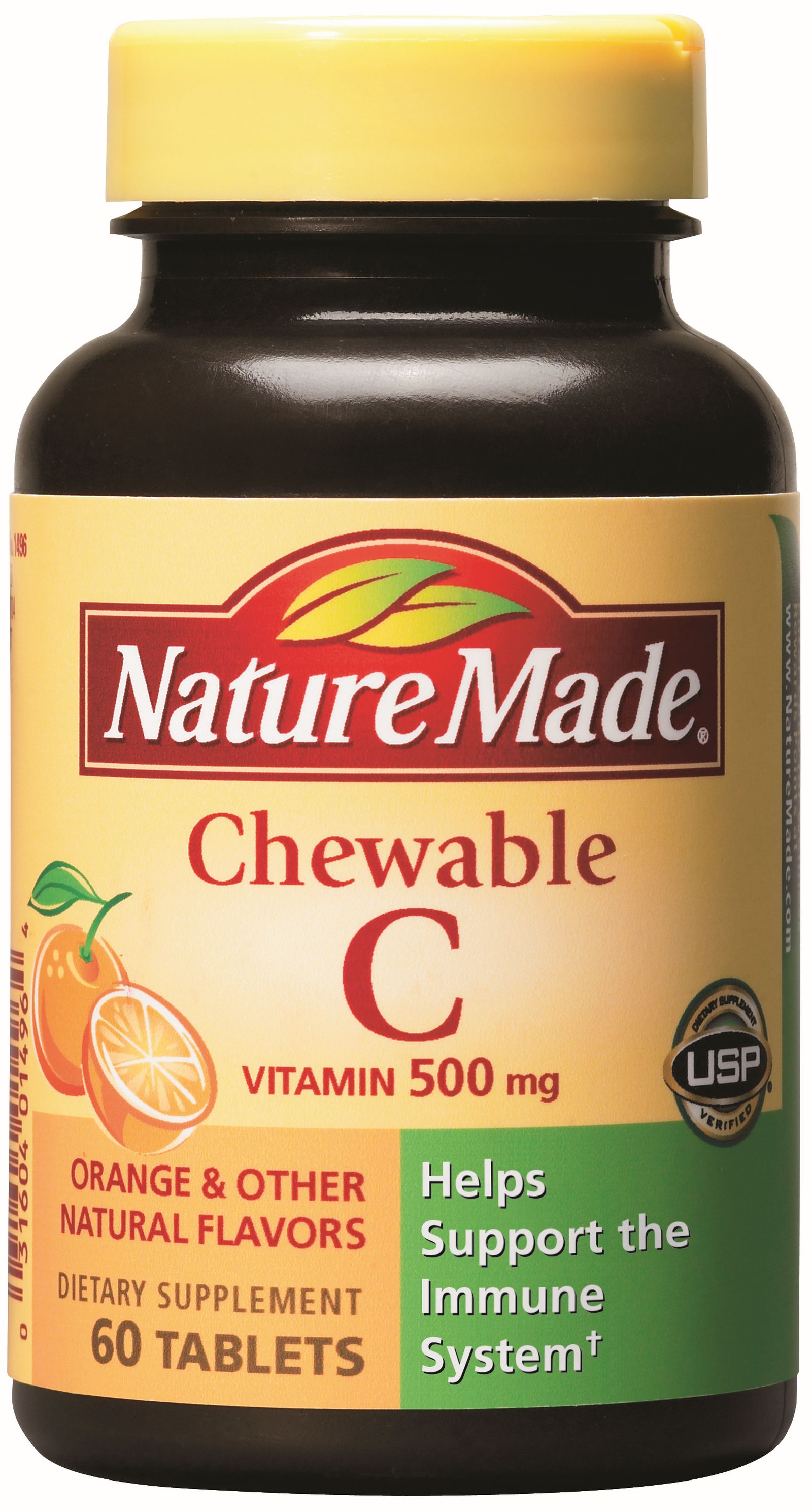 Chewable Vitamin C 500 mg, 60 Tablets