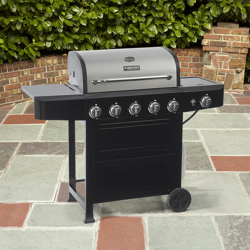 5 Burner Gas Grill with Side Burner - Limited Availability