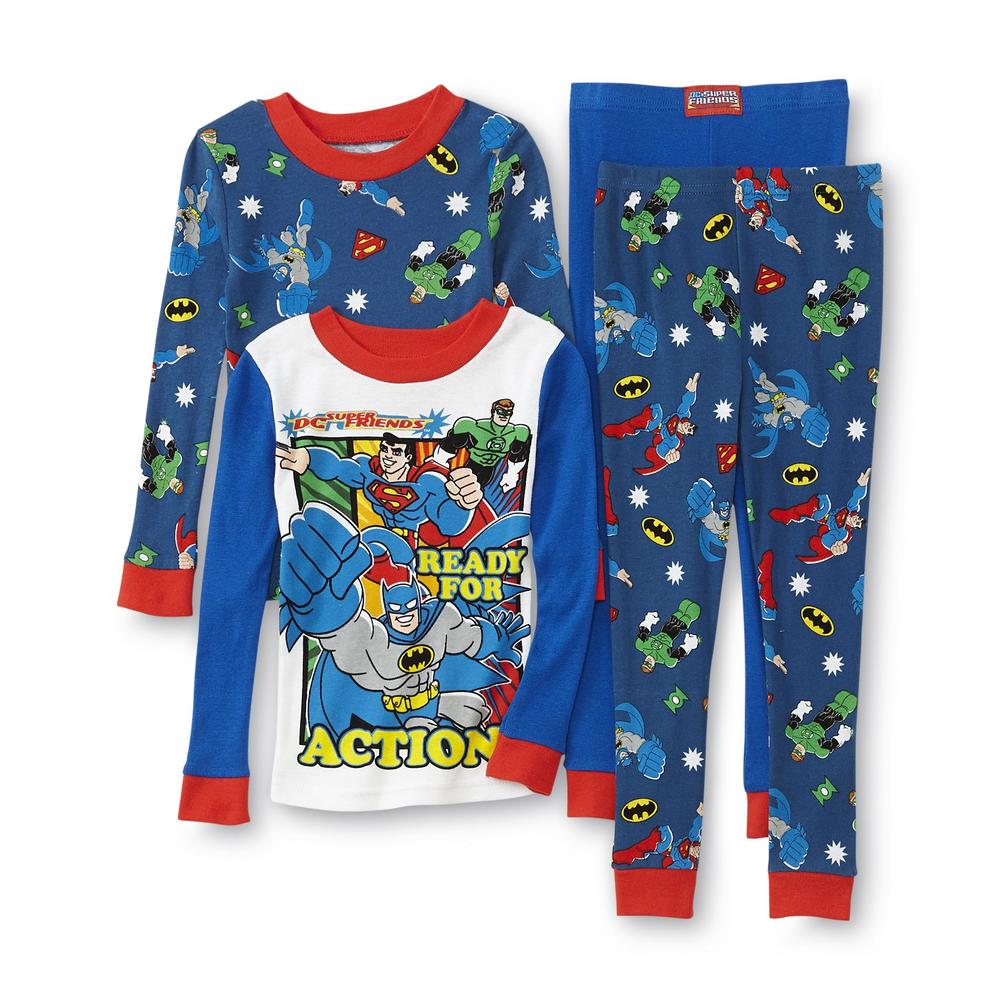 Toddler Boy's 2-Pairs Long-Sleeve Pajamas