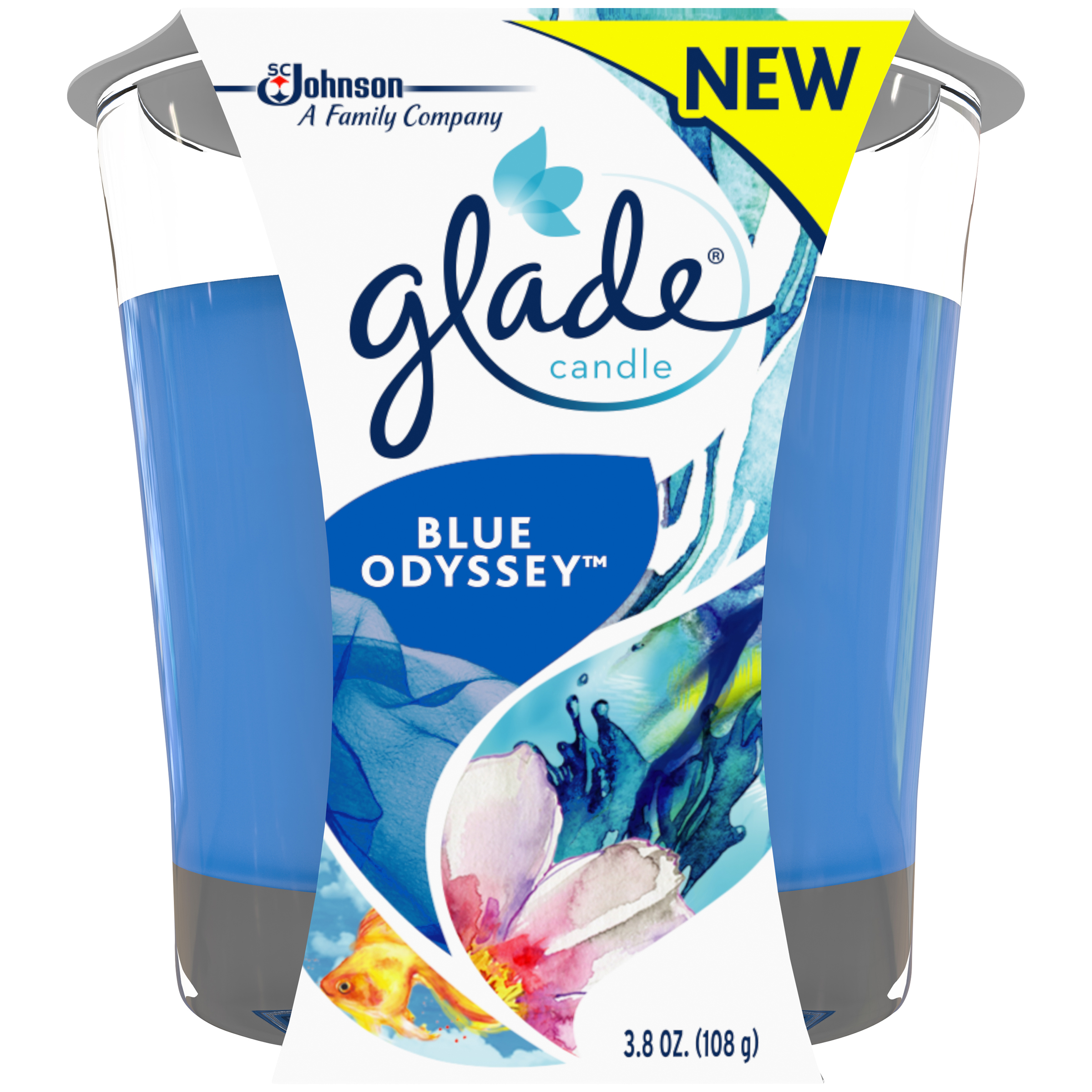 Glade Candle Blue Odyssey Air Freshener 3.8 OZ Shop Your Way Online
