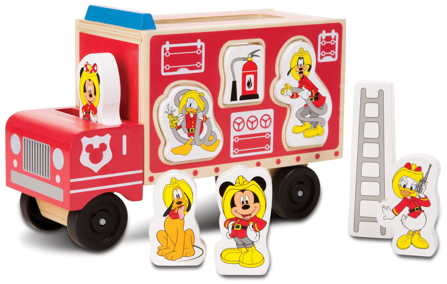 Mickey Mouse & Friends Wooden Fire Truck