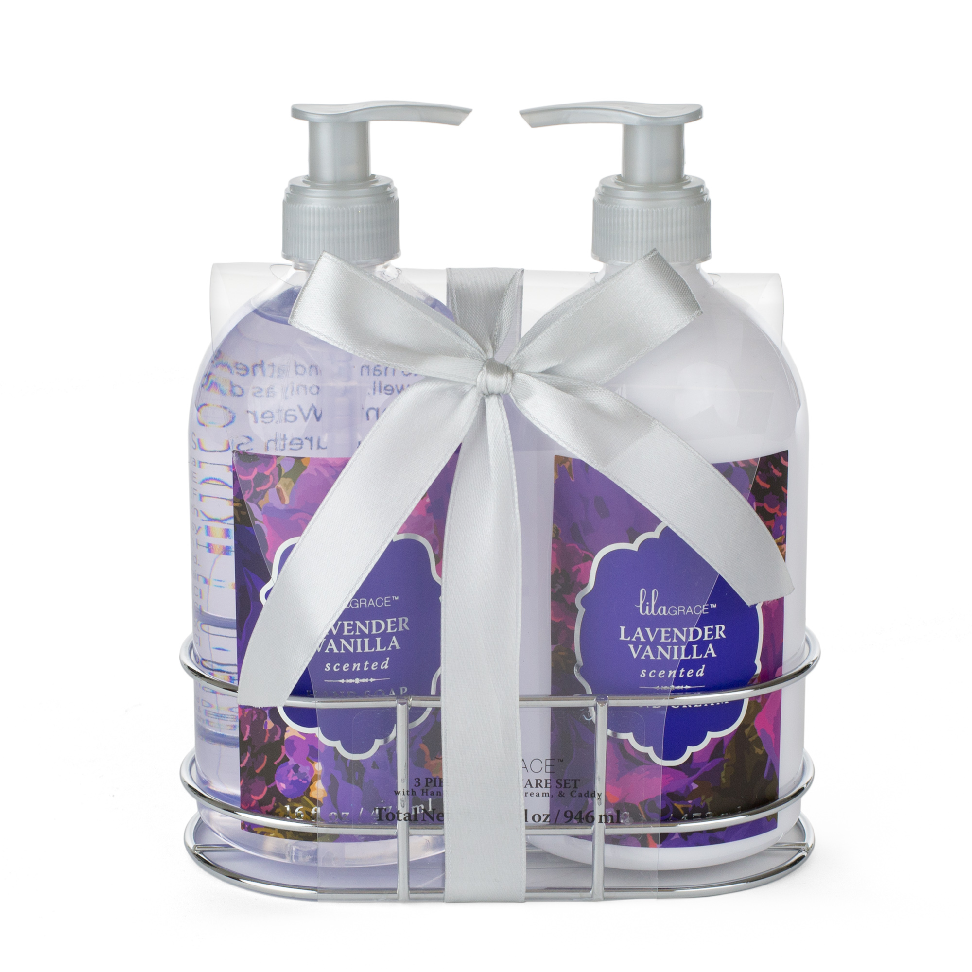 TriCoastal 3Pc. Lavender Vanilla Hand Soap/Lotion Caddy Set Shop