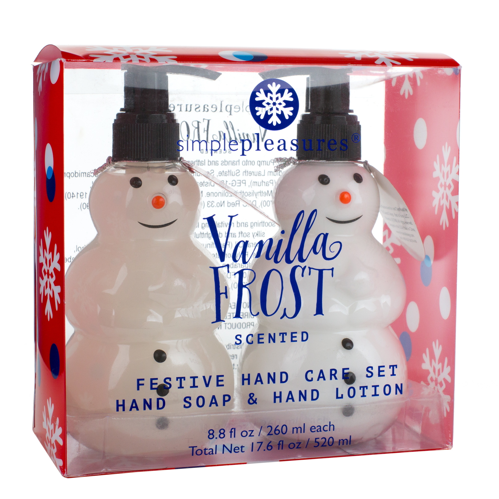 TriCoastal Festive Scented Soap & Lotion Hand Care Set Vanilla Frost