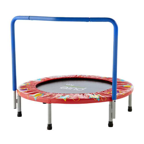 Pure Fun Pure Fun Kids 36inch Mini Trampoline with Handrail Toys