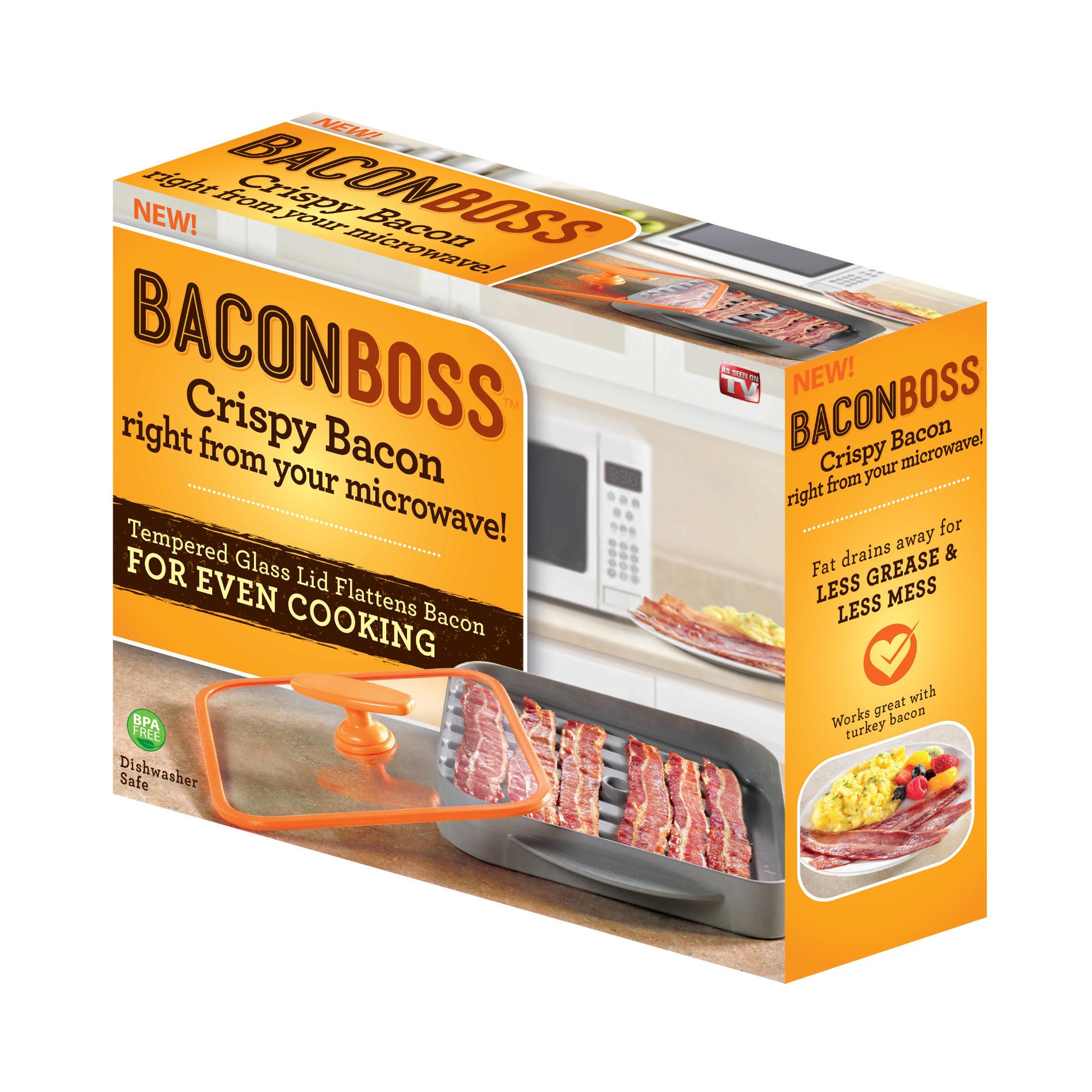 UPC 740275046685 product image for As Seen On TV Bacon Boss Microwave Bacon Cooker | upcitemdb.com