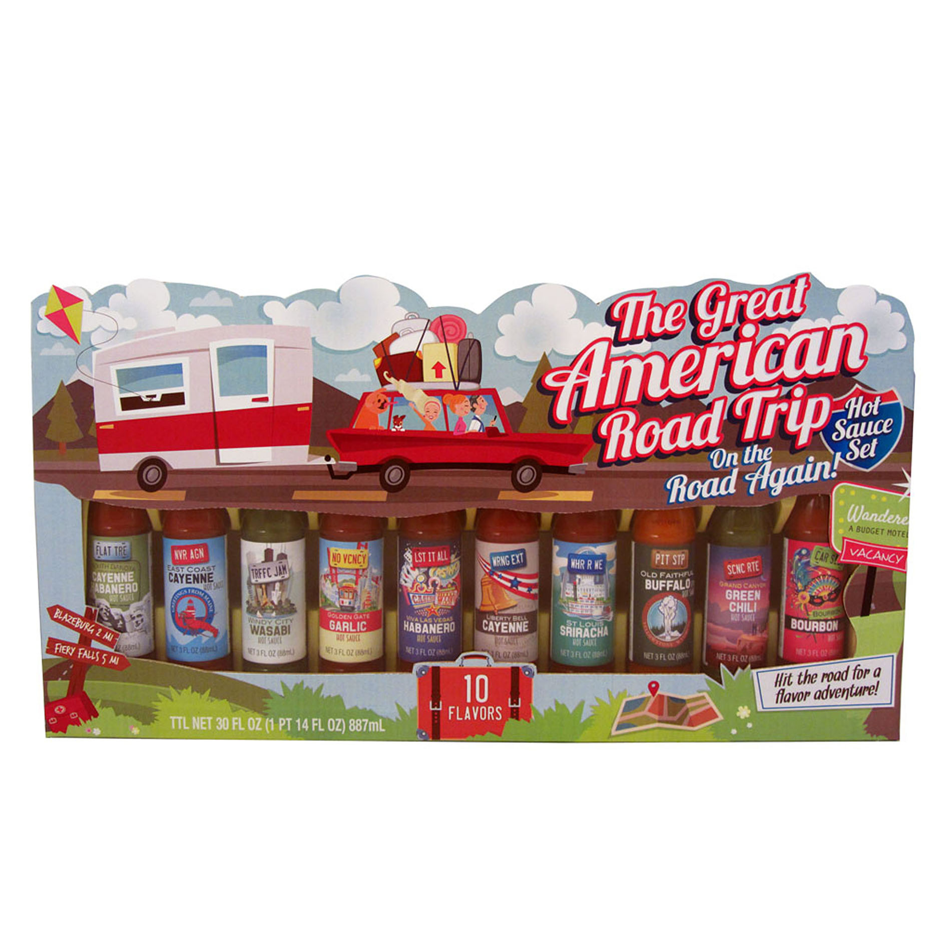 Great American Road Trip 10Pc. Hot Sauce Collection Shop Your Way