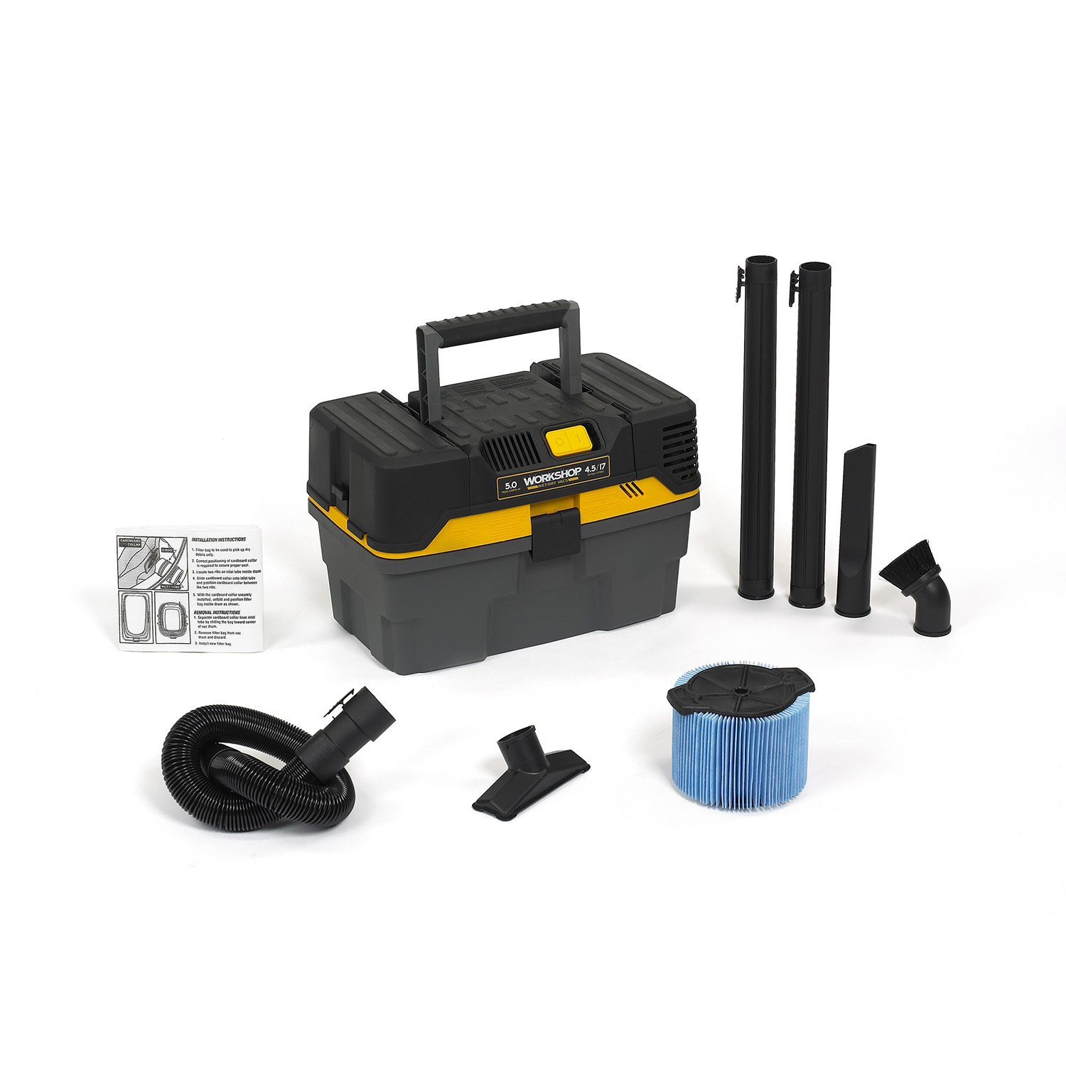 UPC 648846100036 product image for WORKSHOP Wet Dry Vacs WS0450VA Compact and Portable Contractor Tool Box Wet Dry  | upcitemdb.com