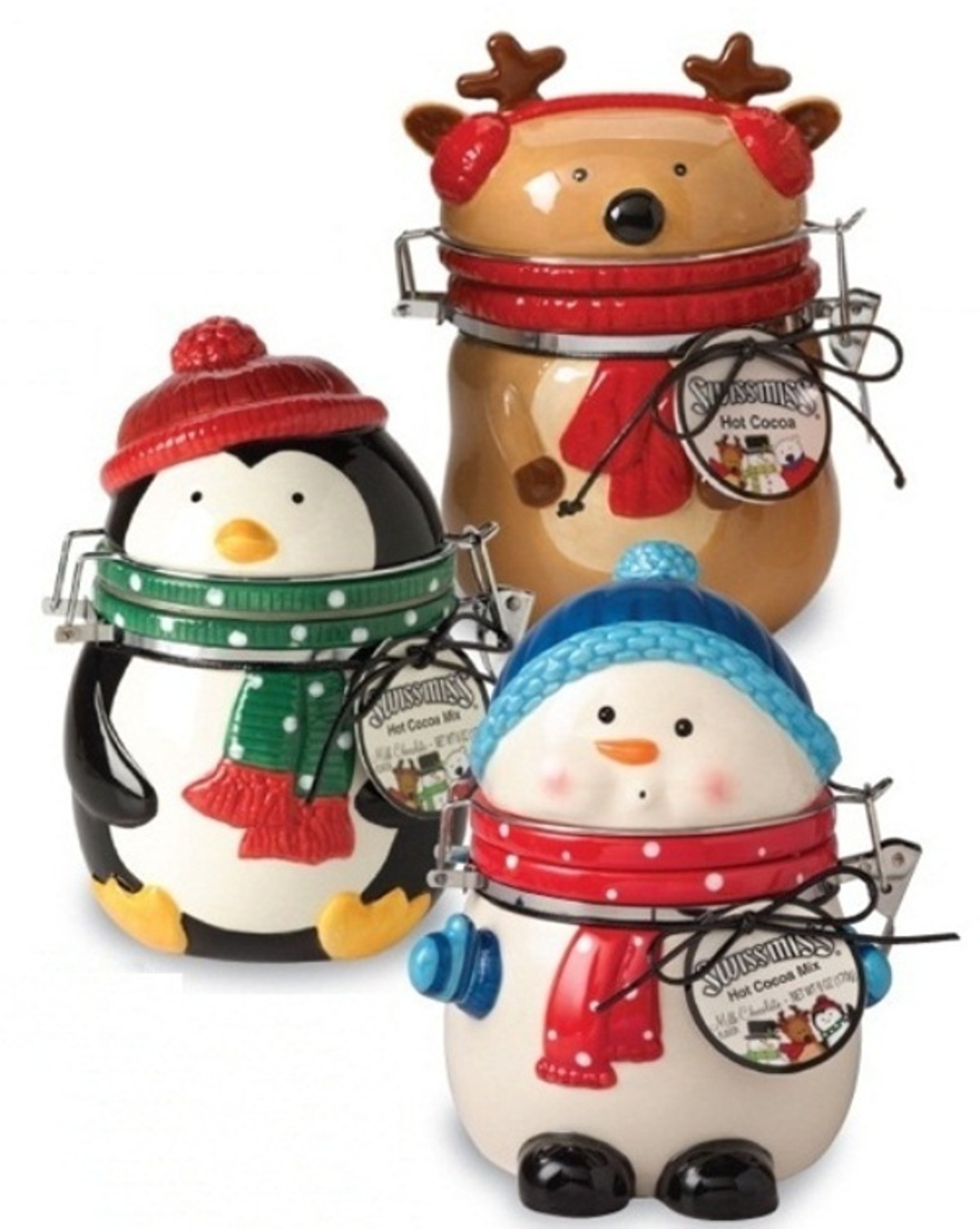 Swiss Miss Milk Chocolate Hot Cocoa In Adorable Holiday Ceramic Jar 6