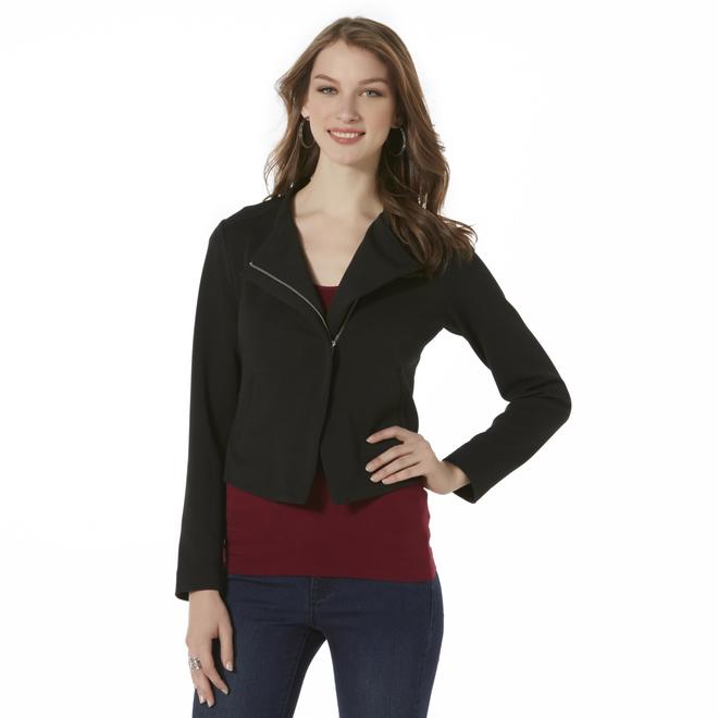 Attention Women's Knit Moto Jacket Kmart