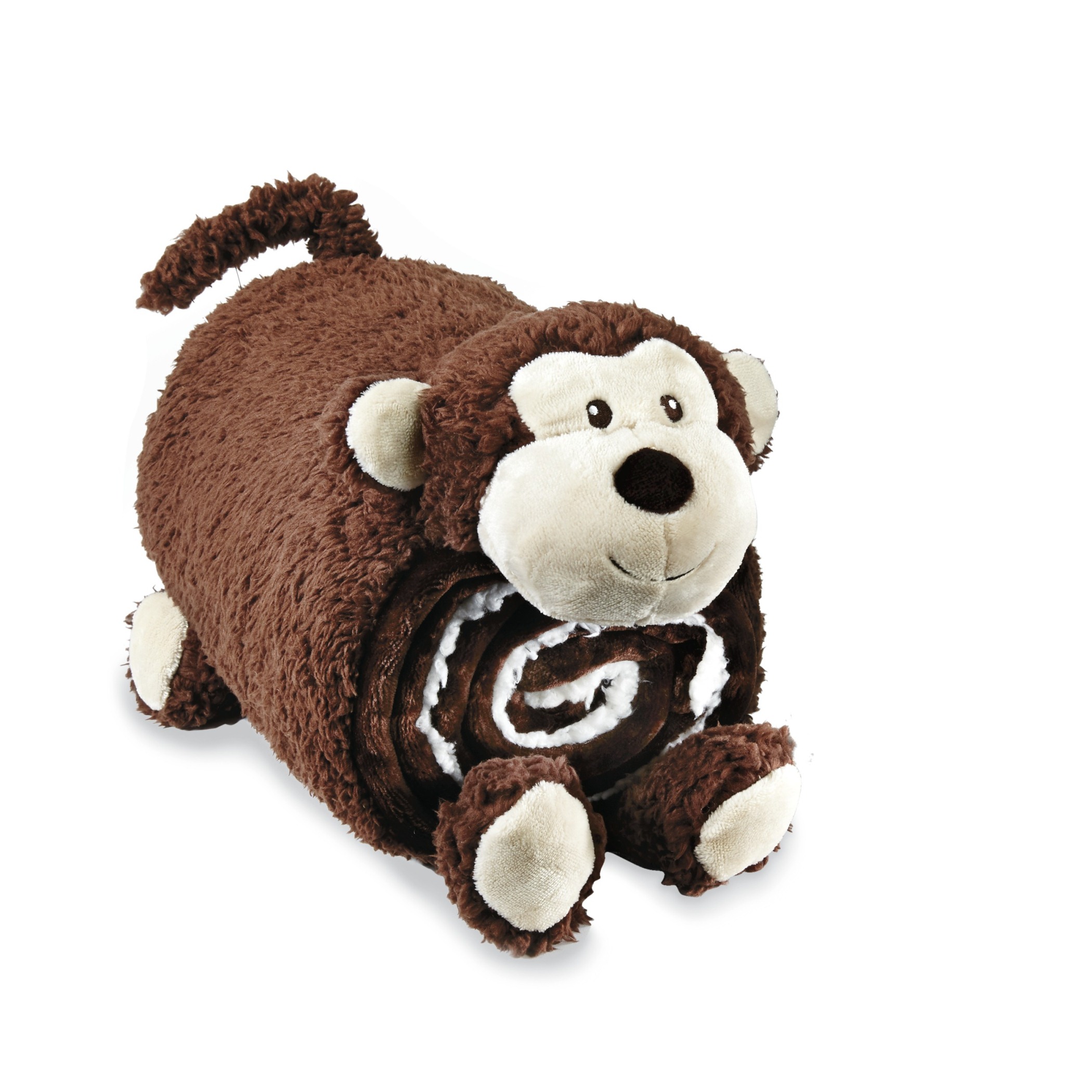 Cuddle Friends Throw & Pillow Set Monkey Shop Your Way Online