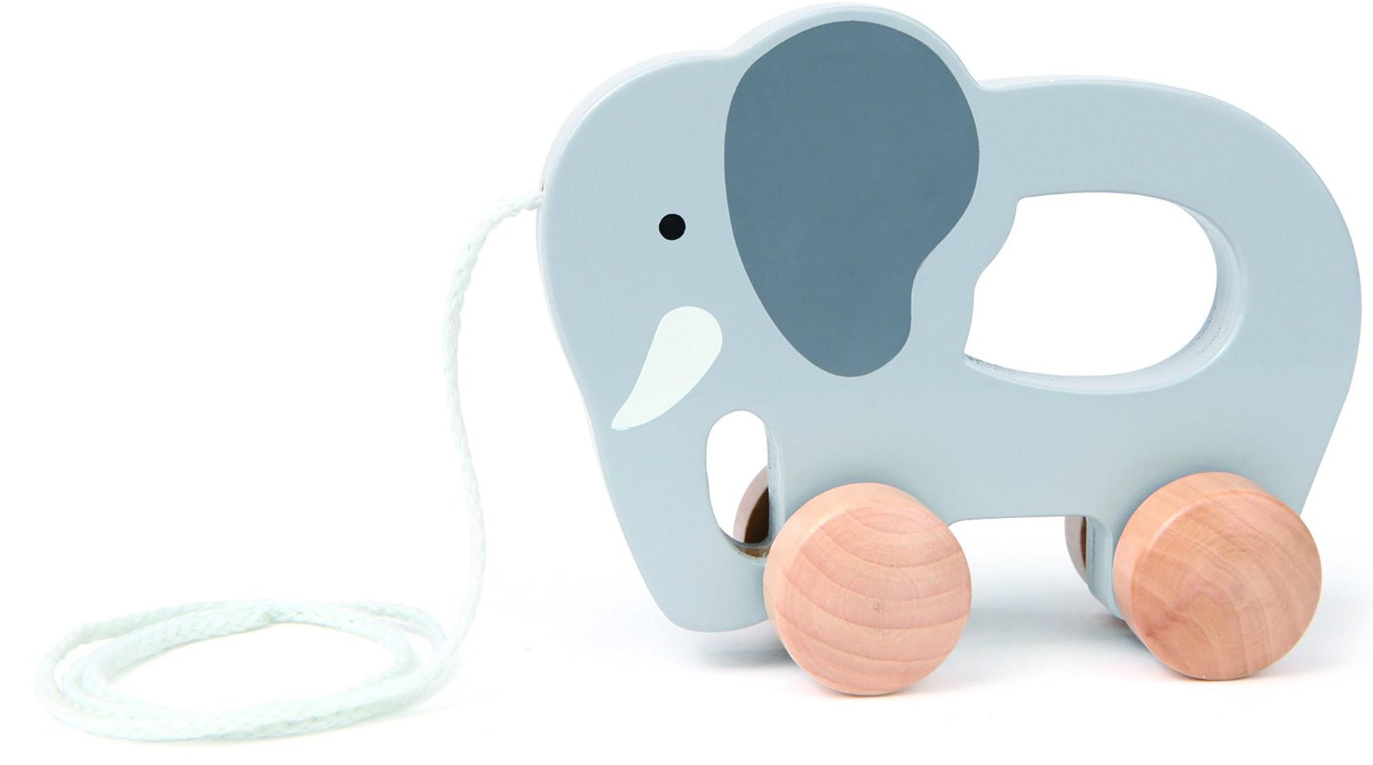 EAN 6943478007734 product image for Hape Elephant Wooden Push and Pull Toy | upcitemdb.com