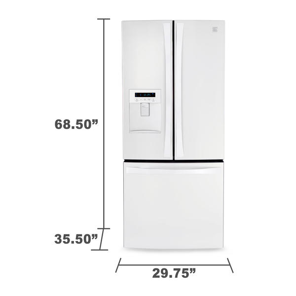 Kenmore Elite 71322 21.8cu. ft. French Door Bottomfreezer Refrigerator