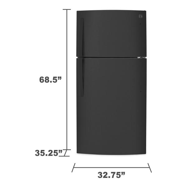 Kenmore TopFreezer Refrigerator Stylish and Spacious at Sears