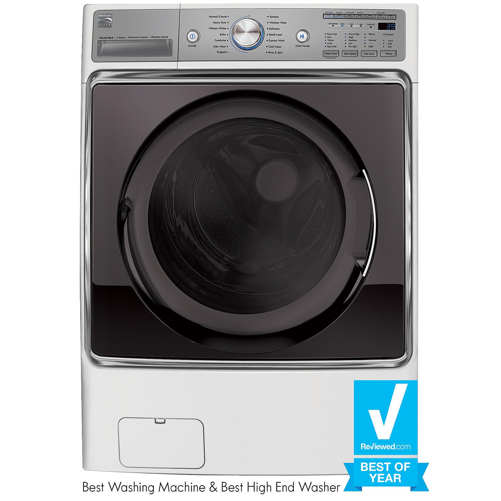 Kenmore Elite 41072 41072 5.2 cu. ft. FrontLoad Washer White