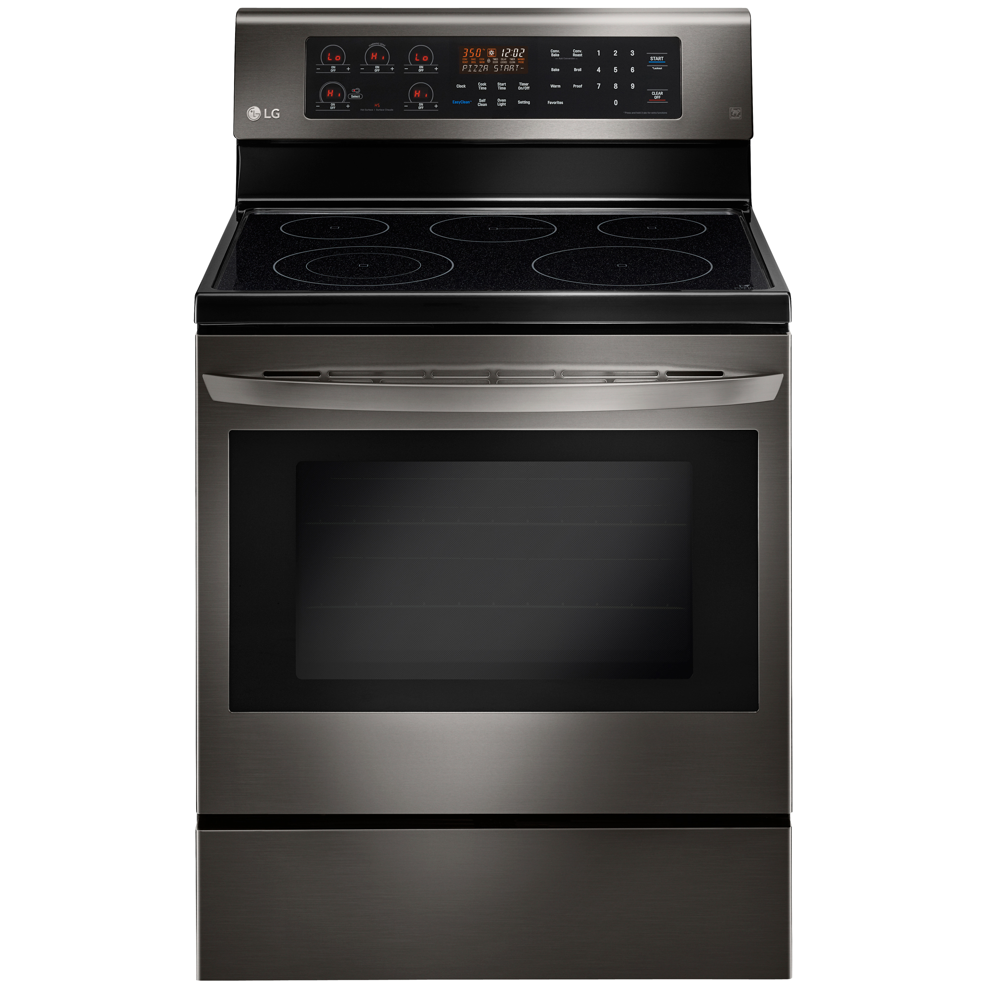 LG Black Stainless Steel Sensor Microwave Oven