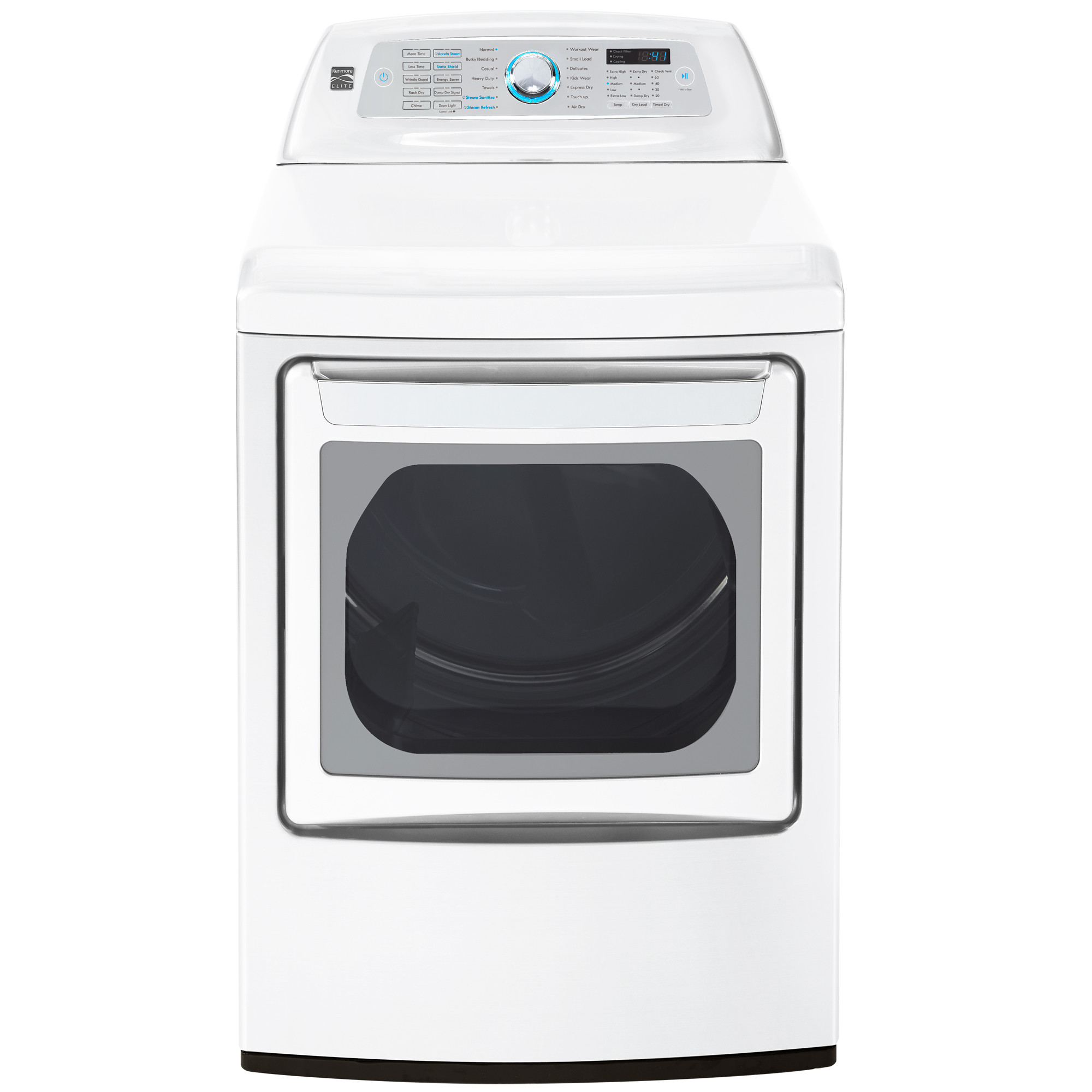 Kenmore Elite 71552 7.3 cu. ft. Gas Dryer w/ DualOpening Door White