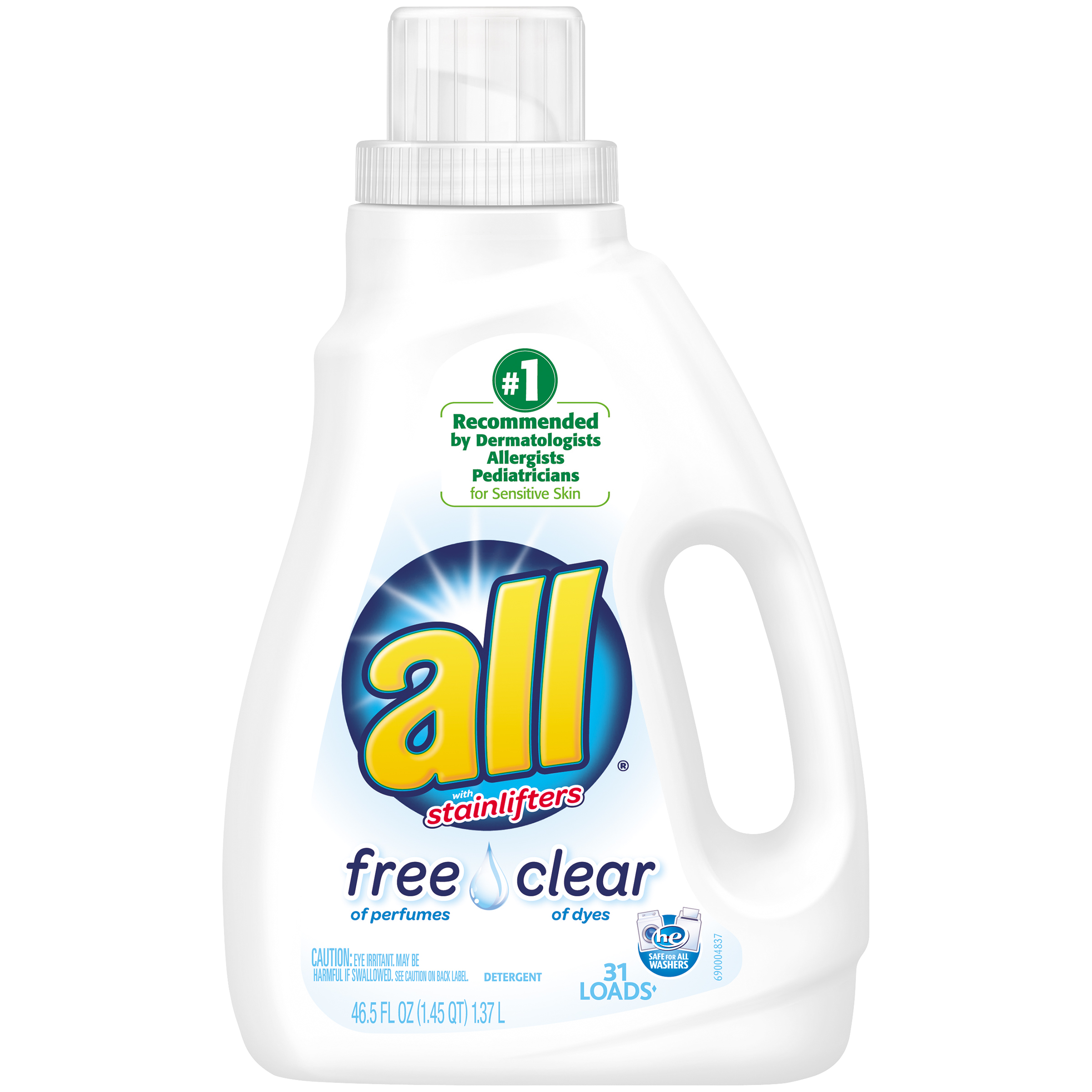 UPC 072613461554 product image for SUN PRODUCTS CORPORATION With Stainlifters Free Clear 31 Loads Laundry Detergent | upcitemdb.com