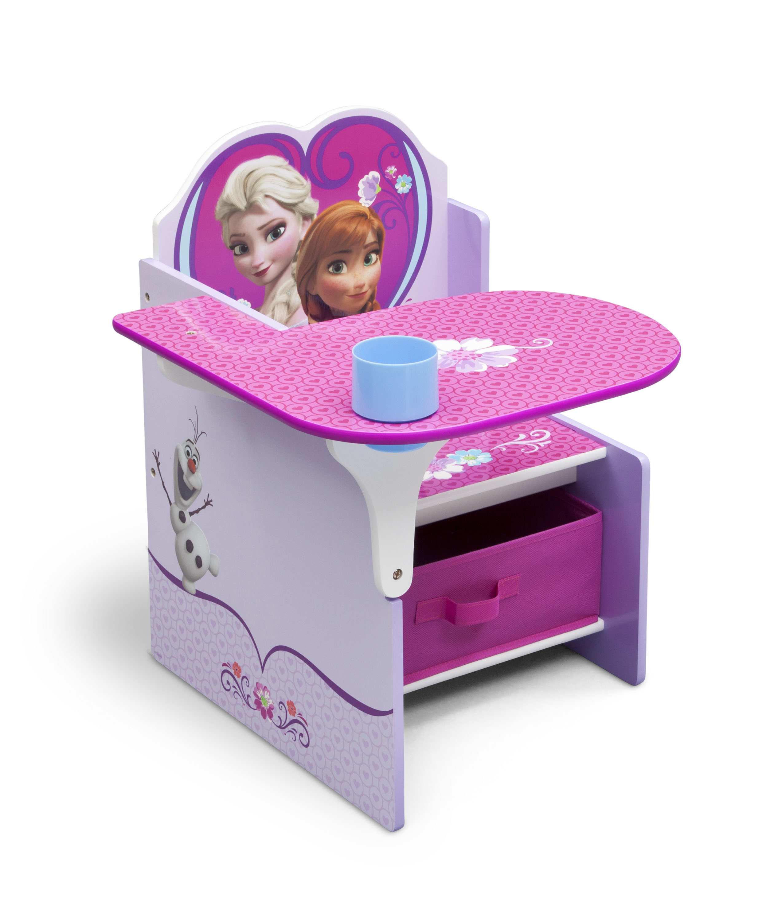 Delta Children Frozen Chair Desk with Storage Bin Baby Toddler