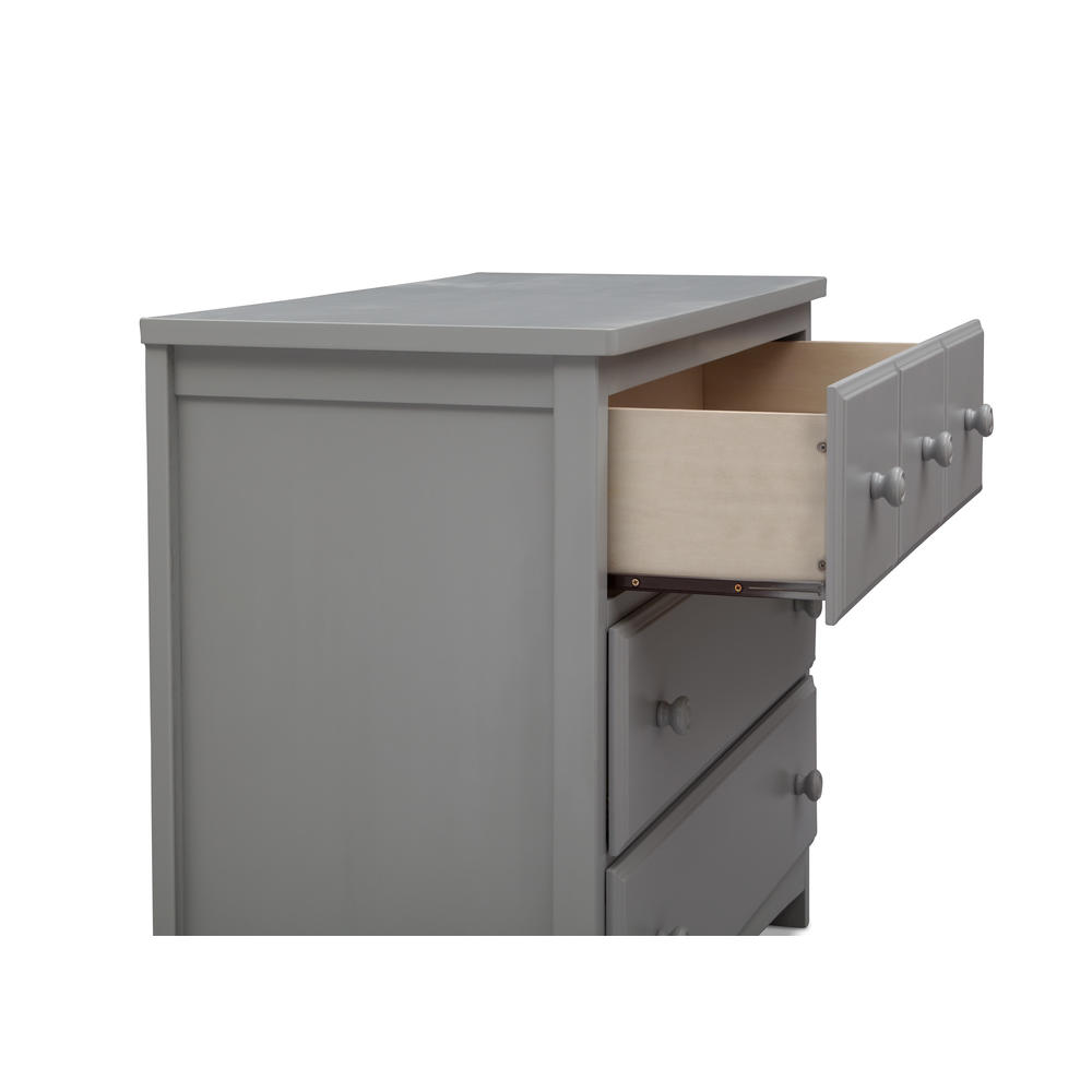 Delta Children 3 Drawer Dresser, Grey