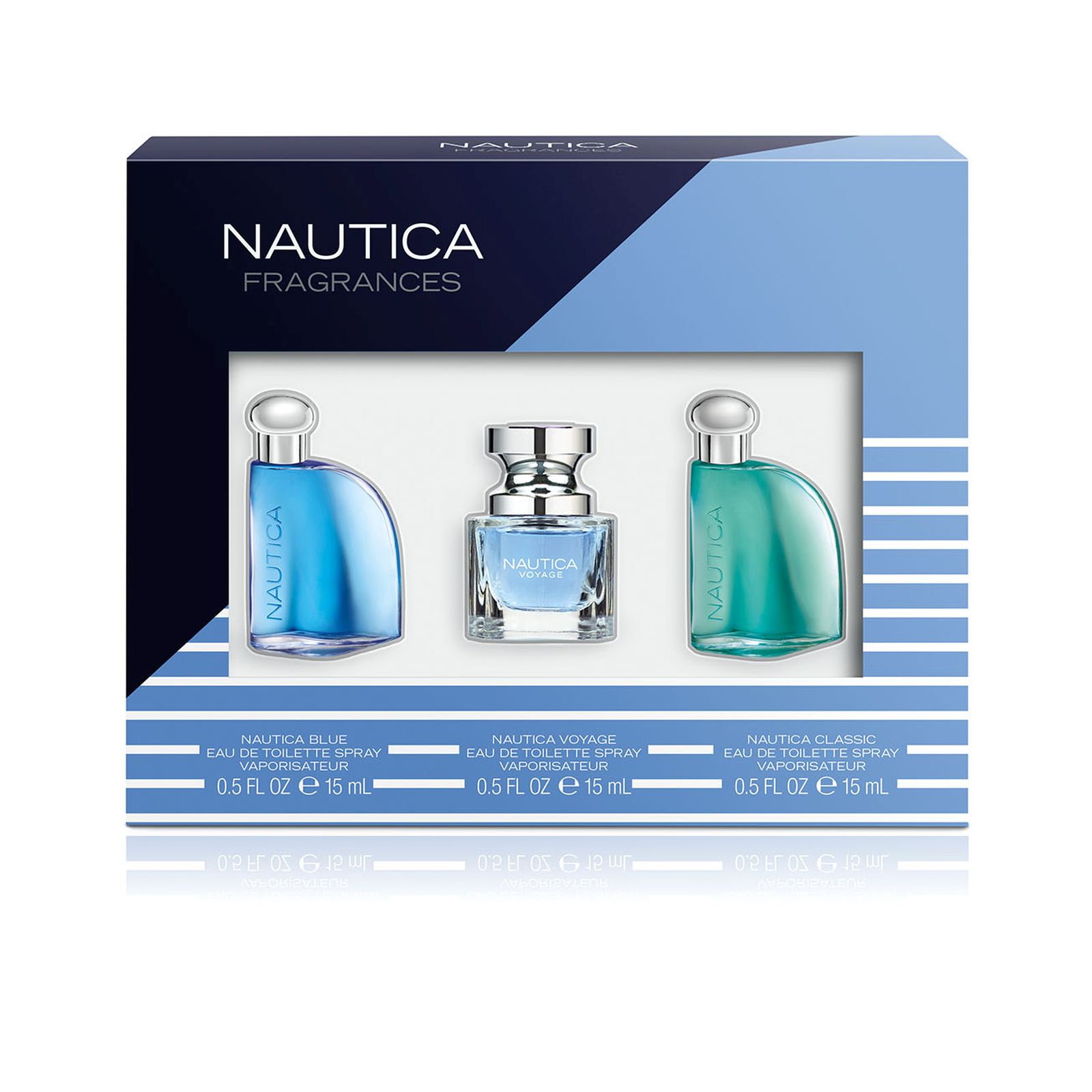 Nautica Fragrances Coffret Omni Gift Set 3 x 0.5oz Eau De Toilette