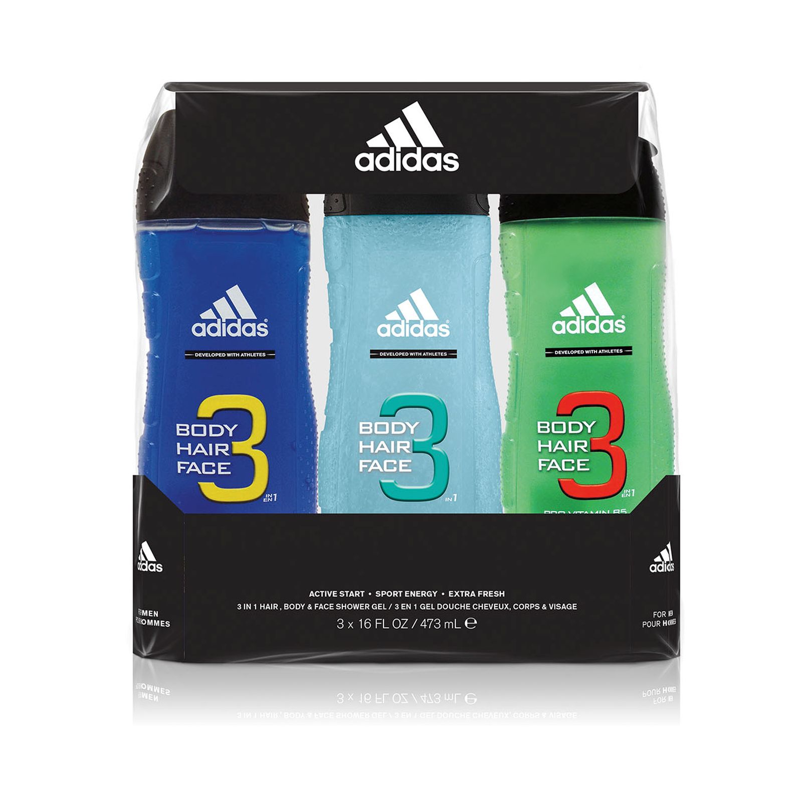 Adidas Men's 48 Oz. 3Pc. Hair/Body/Face Wash Gift Set Shop Your Way