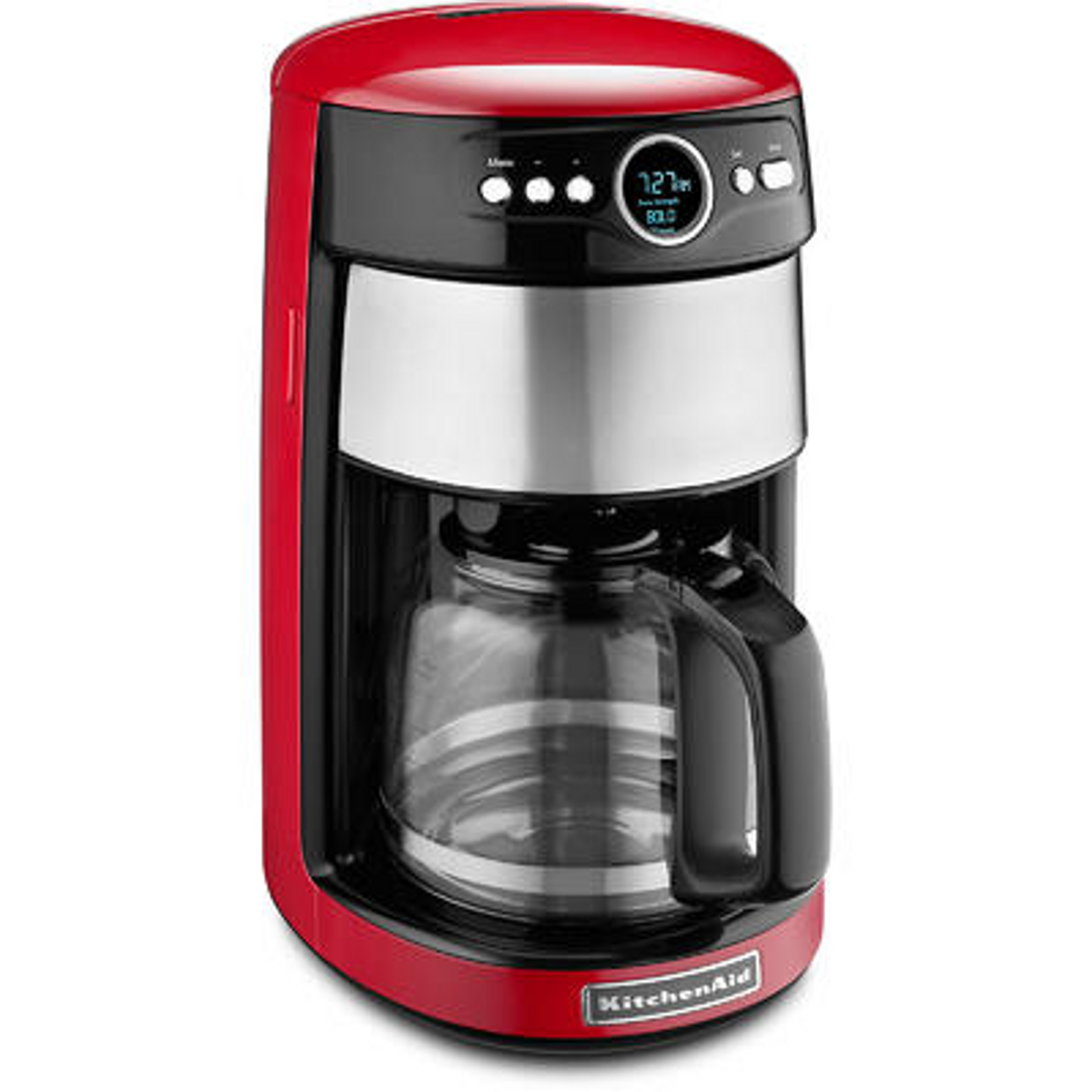 KitchenAid KCM1402ER 14-Cup Glass Carafe Coffee Maker in Empire Red