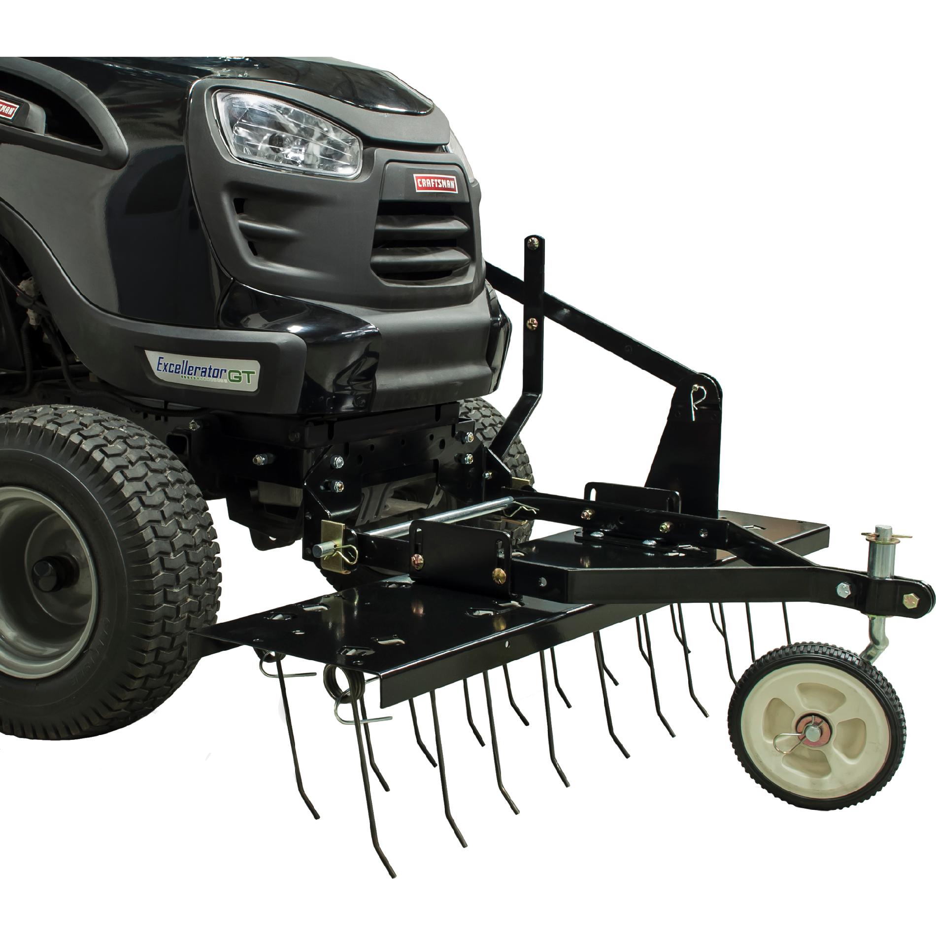 Craftsman front 2025 mount dethatcher