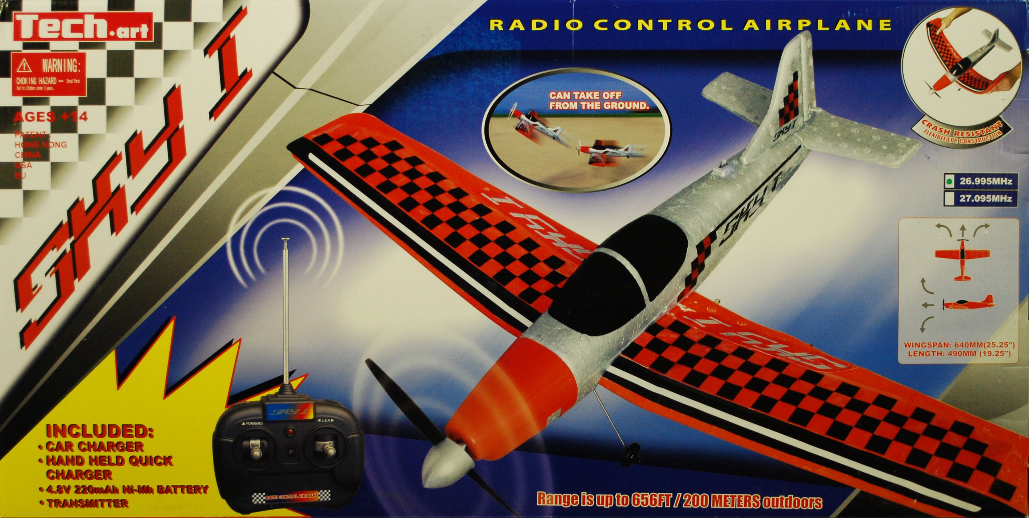 Radio Control Sky1 Airplane -Red