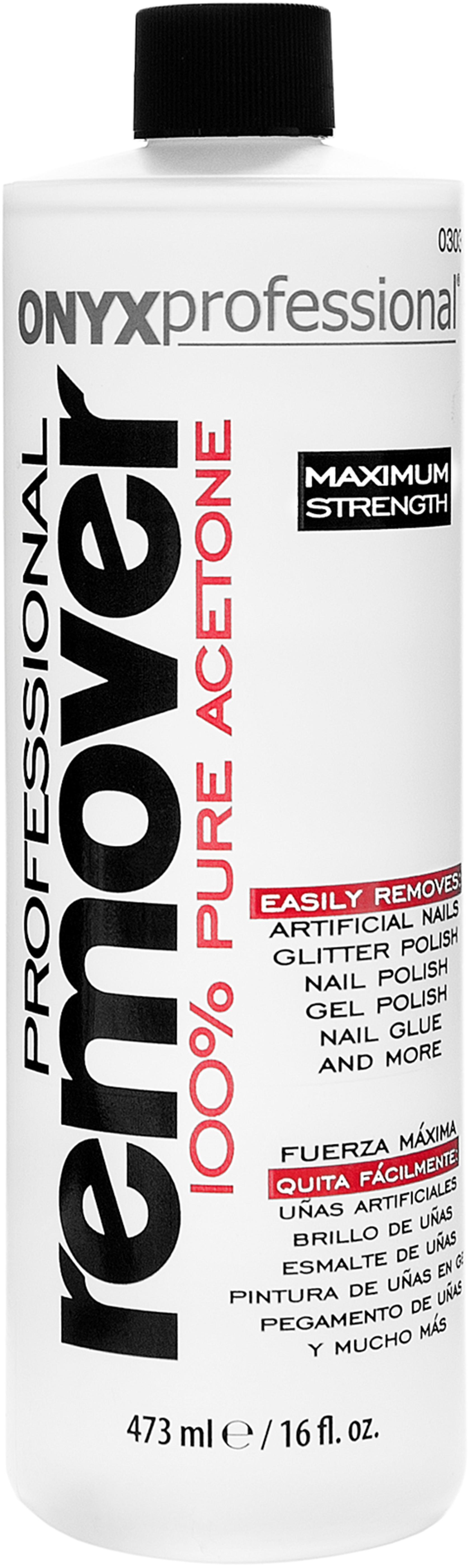 UPC 717937030306 product image for 100% Acetone Nail Polish Remover  16 oz | upcitemdb.com