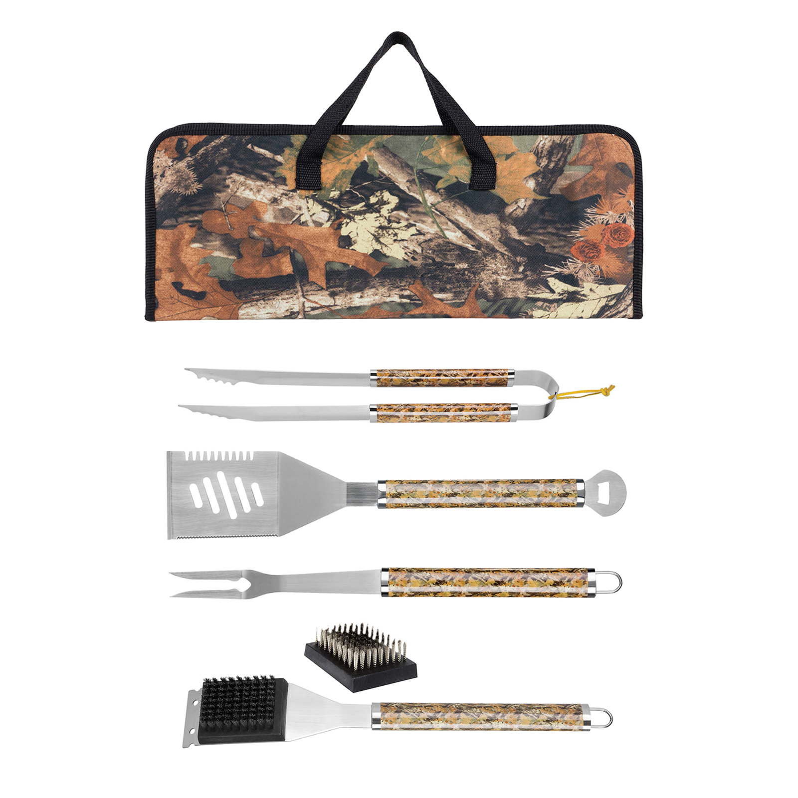 UPC 076903028915 MR. BarBQ Tool Set w/ Plastic Camo Handles in