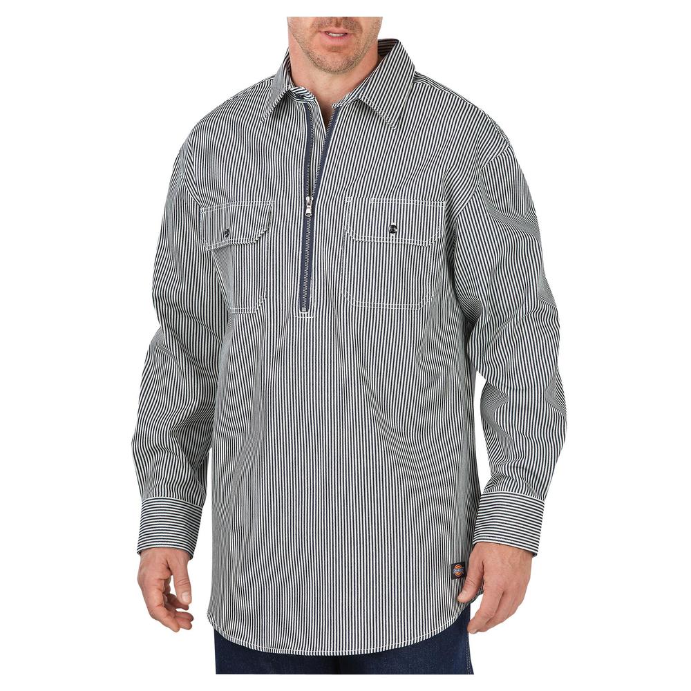 Men's Long Sleeve Half Zip Logger Shirt WL380