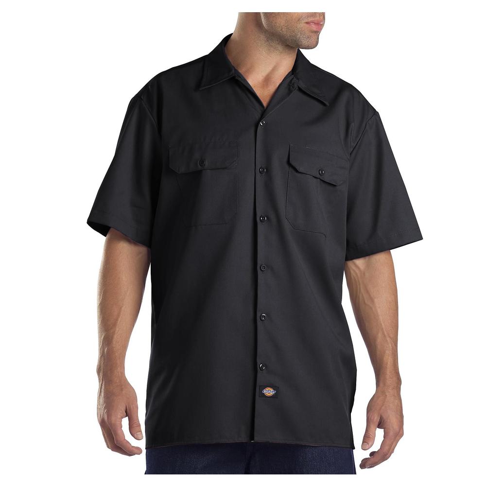 Men's Big & Tall Short Sleeve Flex Twill Work Shirt WS675