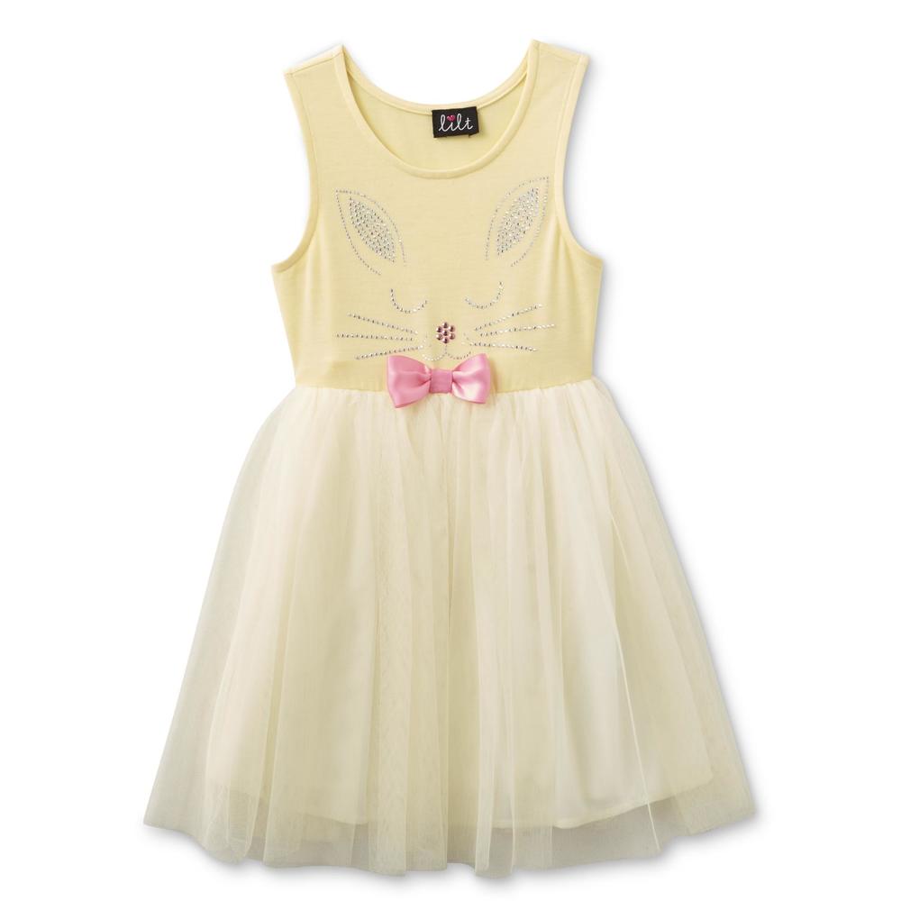 Girl's Embellished Ballerina Dress - Bunny