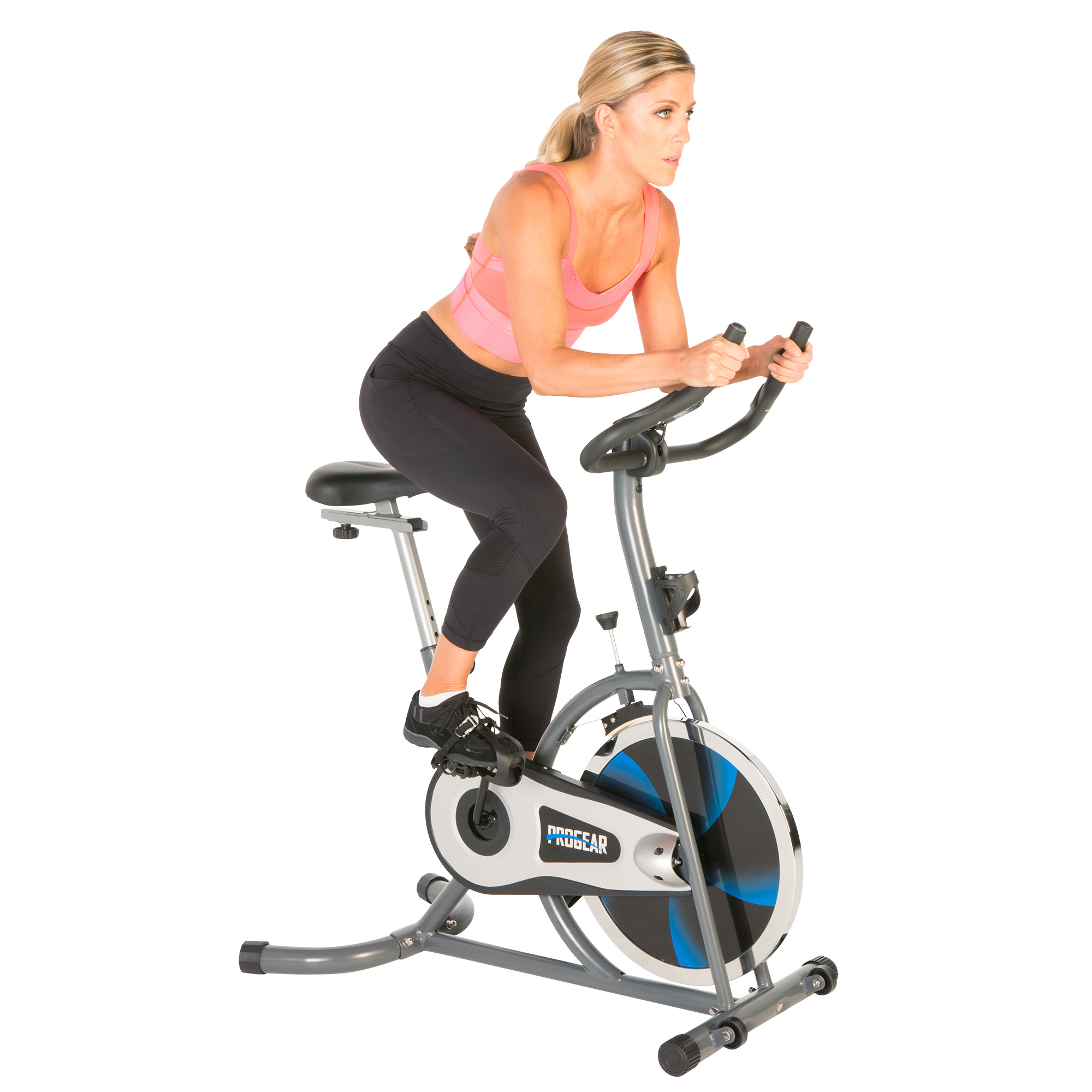 Progear 100S Exercise Bike/ Indoor Training Cycle with Heart Pulse