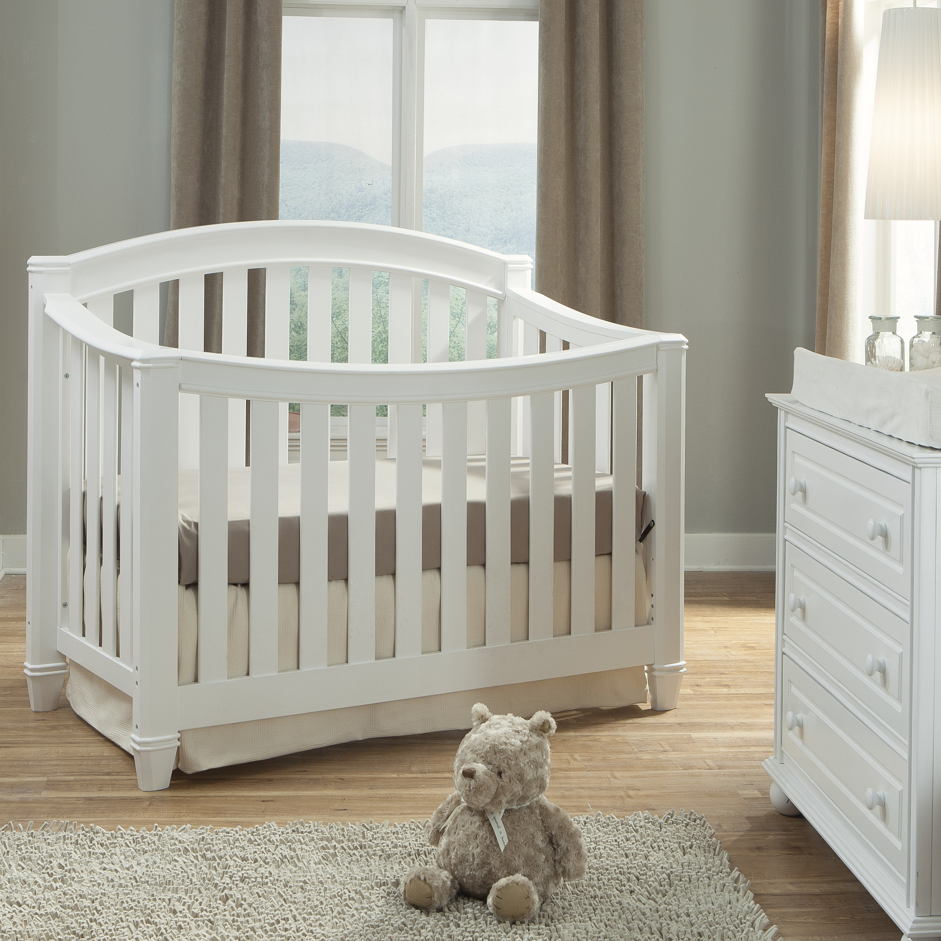 Thomasville Kids Thomasville Kids 4 in 1 Highlands Crib White Baby Thomasville Kids Thomasville Kids 4 in 1 Highlands Crib White Baby