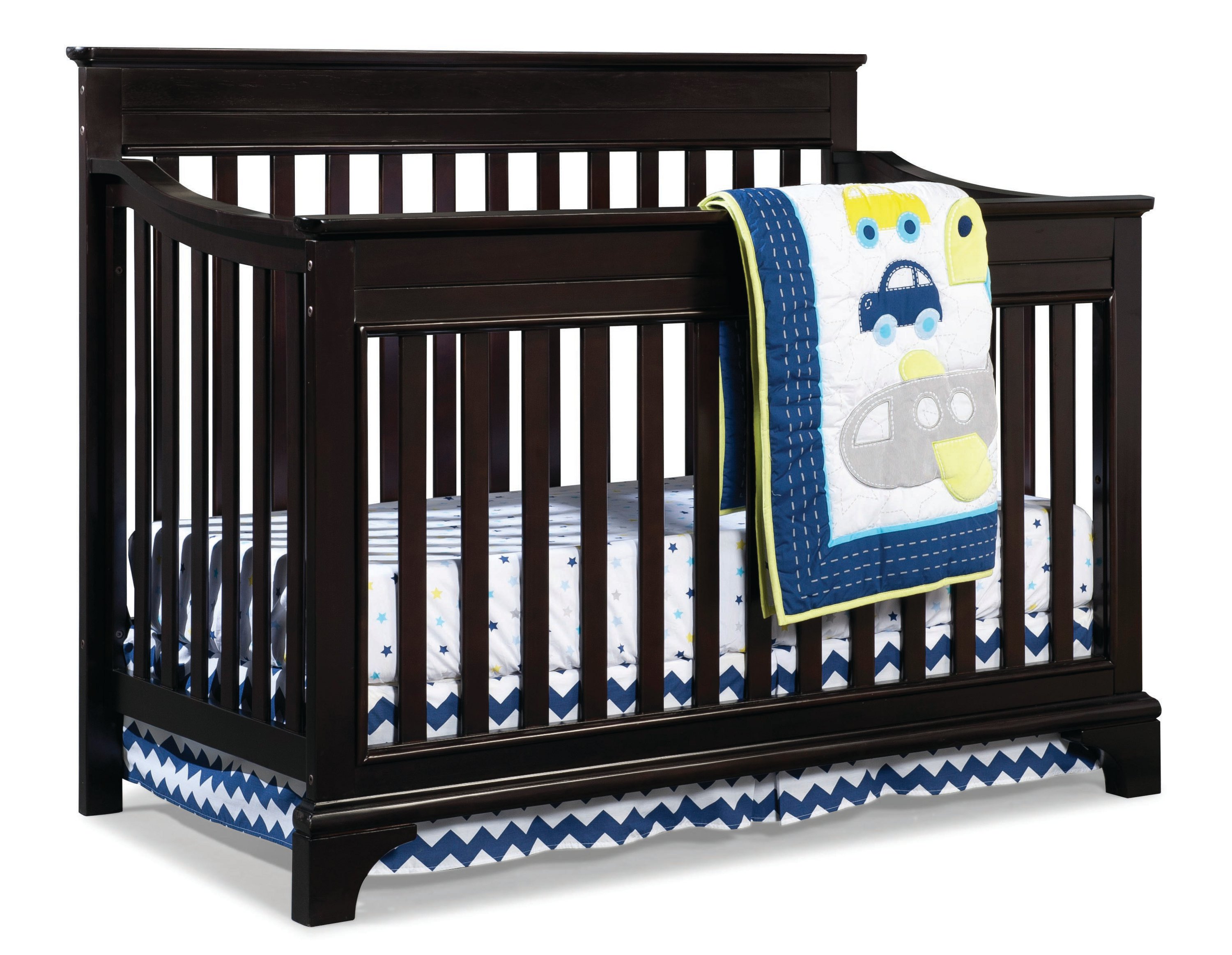 UPC 891050002447 product image for Broyhill Kids Messina 4-in-1 Convertible Crib  Espresso | upcitemdb.com