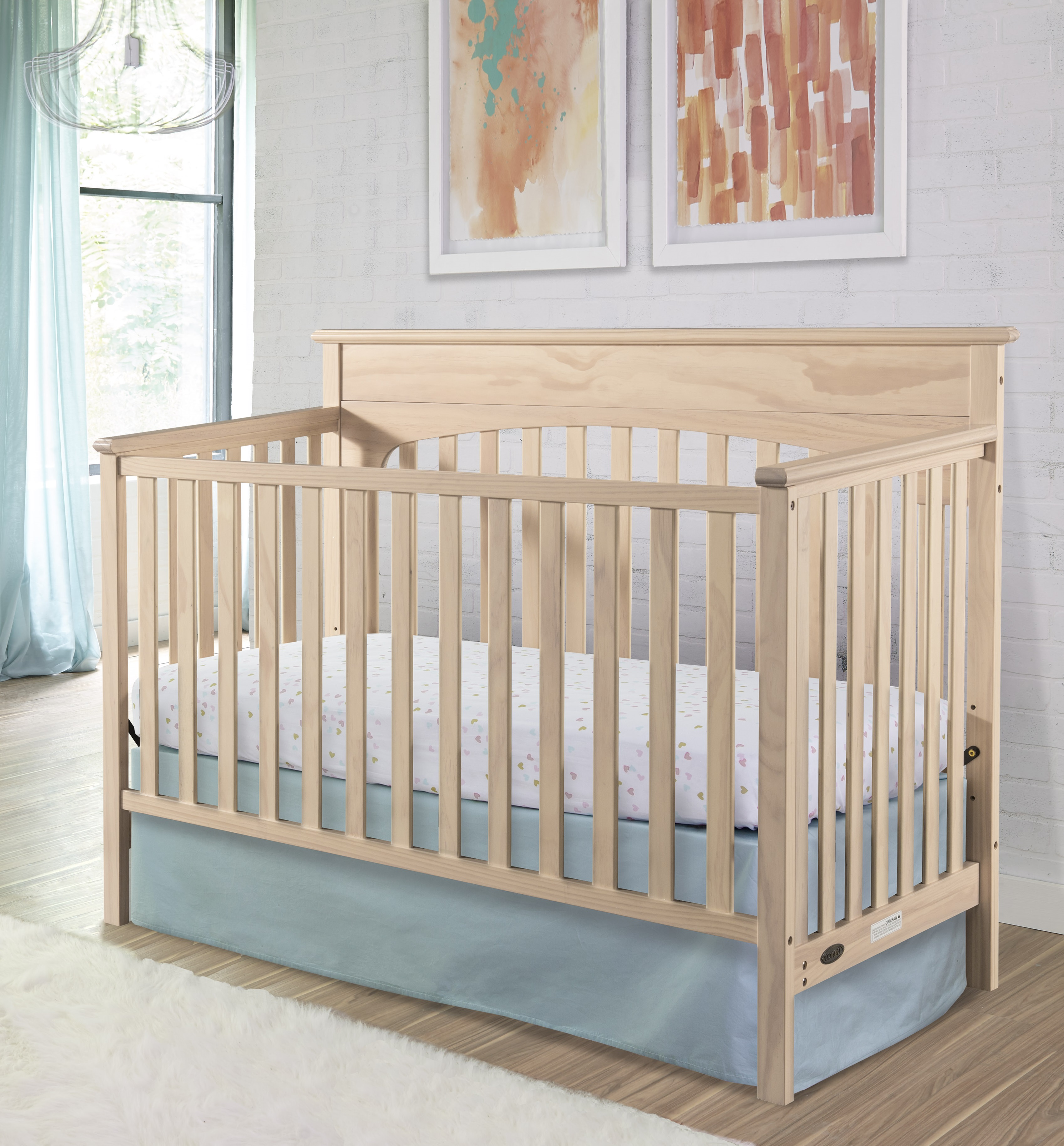 Graco Graco Lauren 4 in 1 Convertible Crib Whitewash