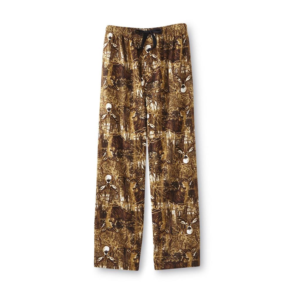 Men's Flannel Pajama Pants - Deer Print