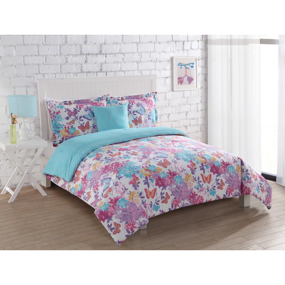 Butterfly Winds Comforter Set with Sham(s)